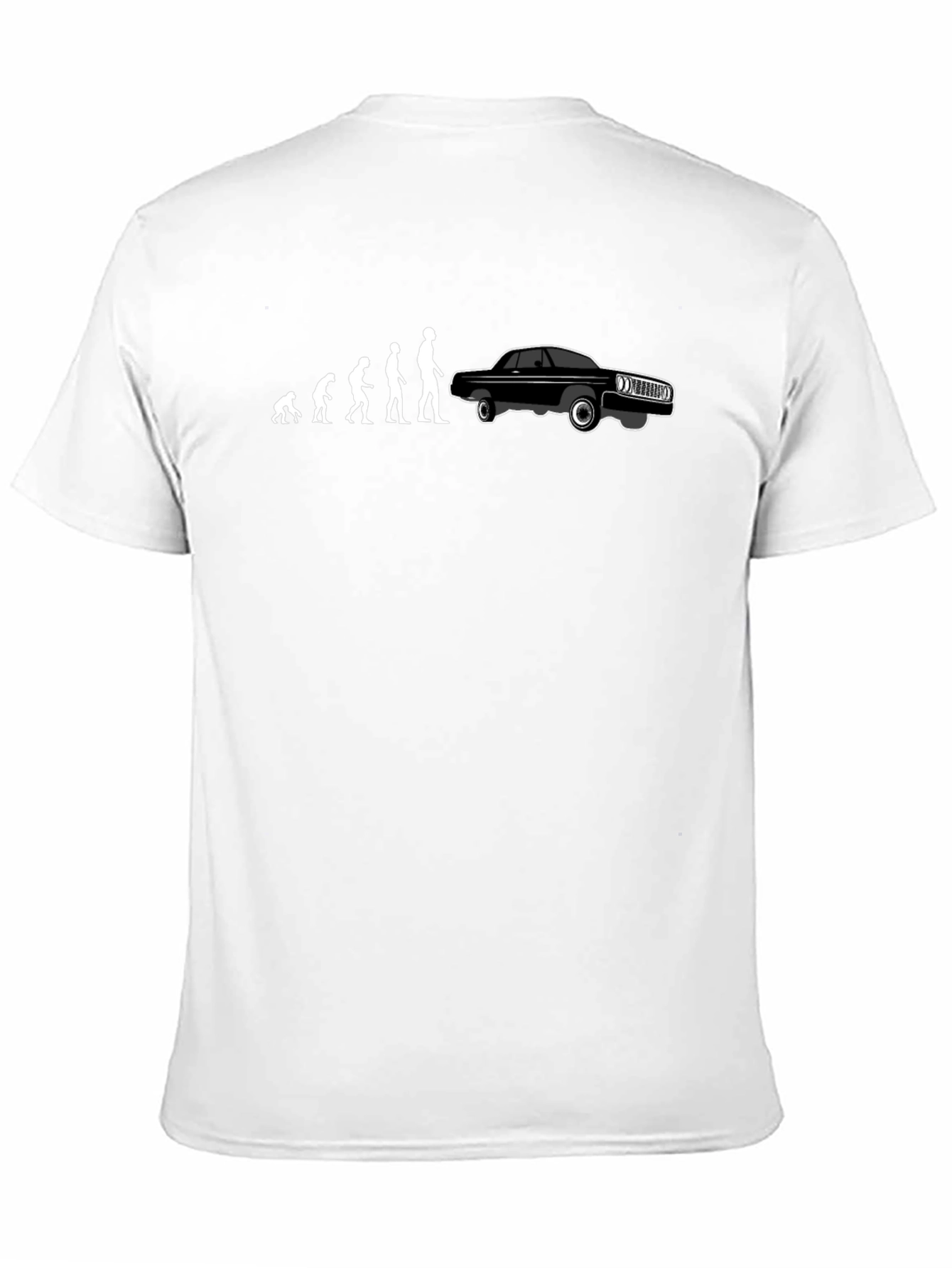 Evolution of Man and Car T-Shirt