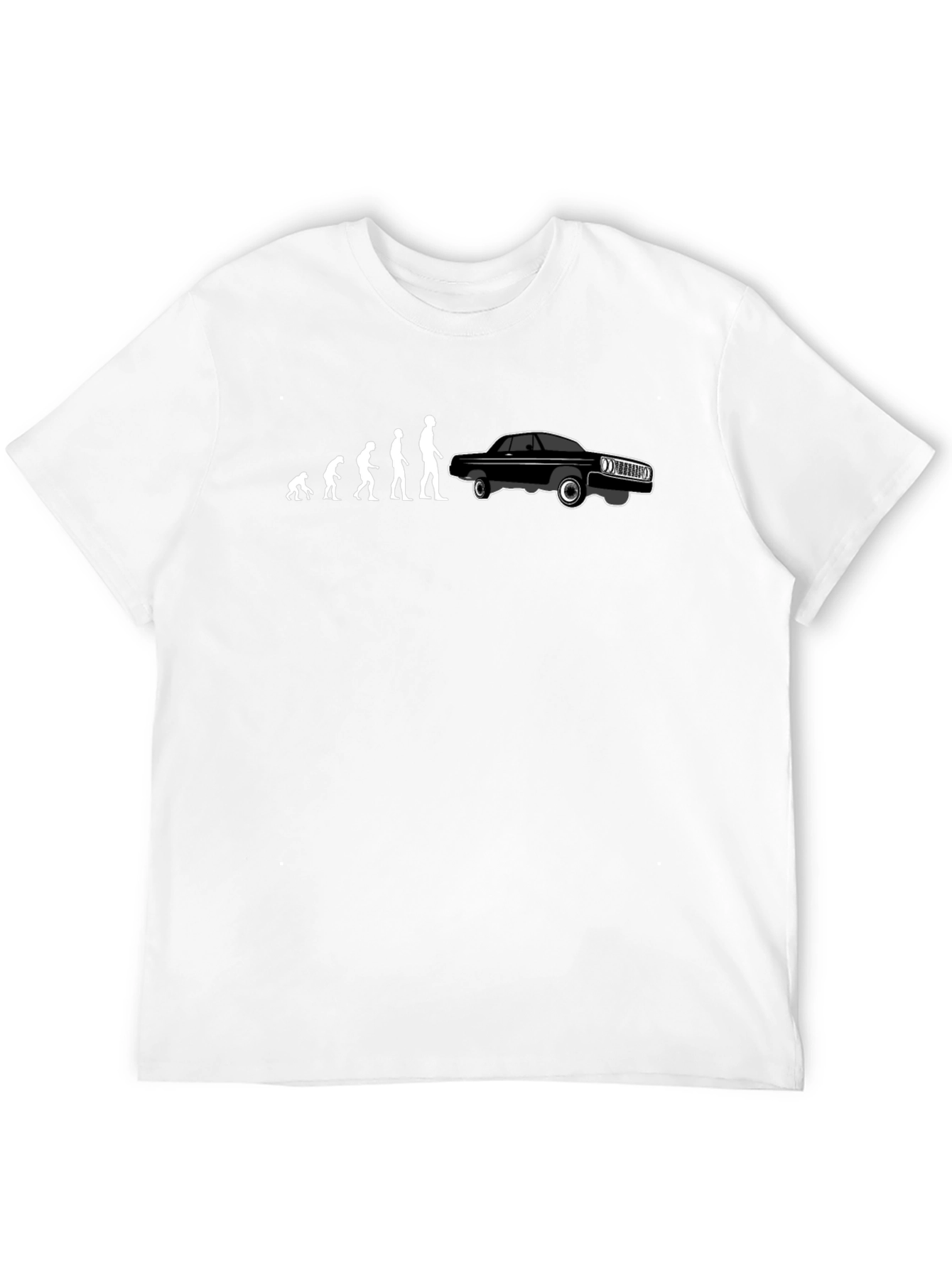 Evolution of Man and Car T-Shirt