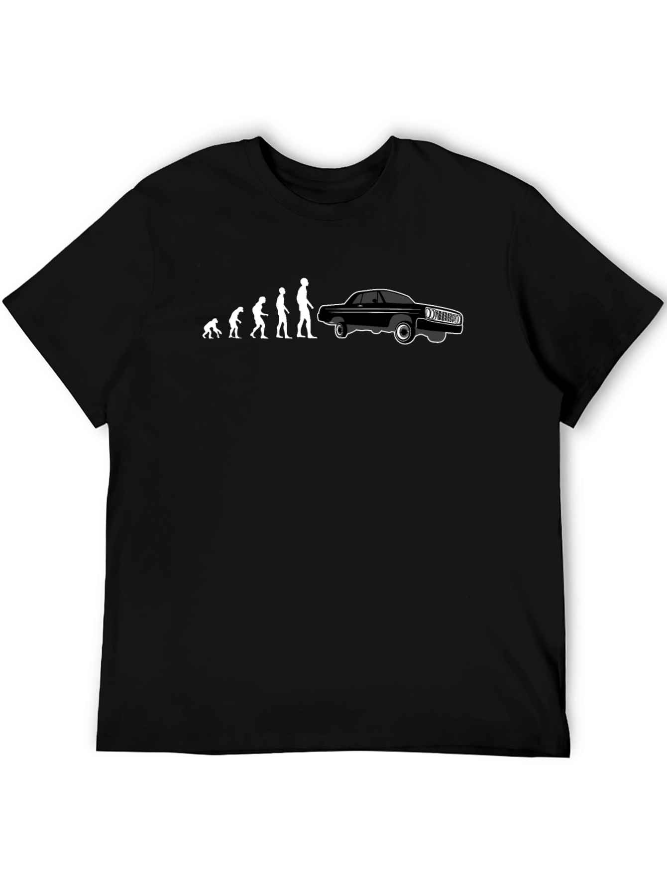 Evolution of Man and Car T-Shirt