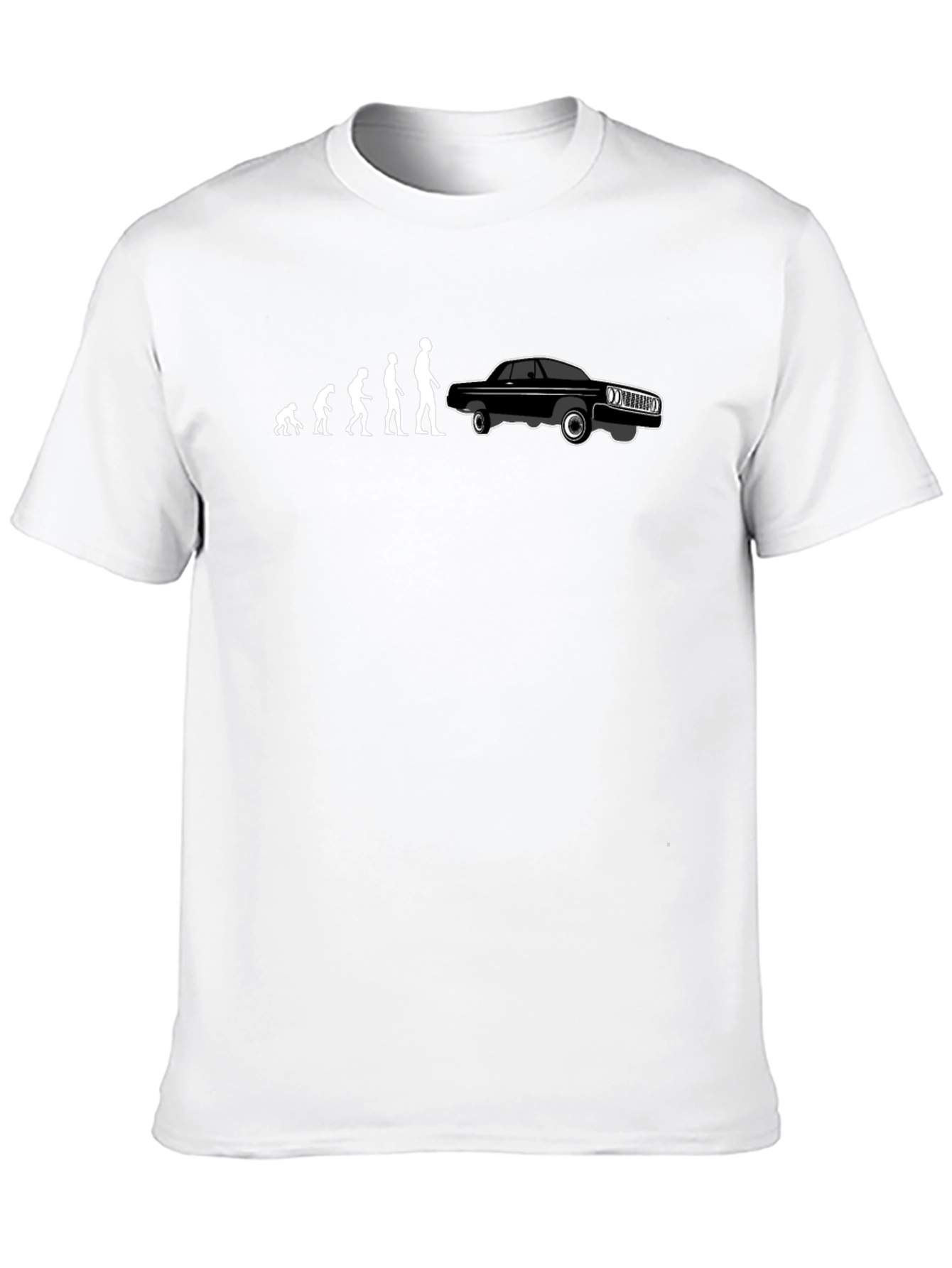 Evolution of Man and Car T-Shirt
