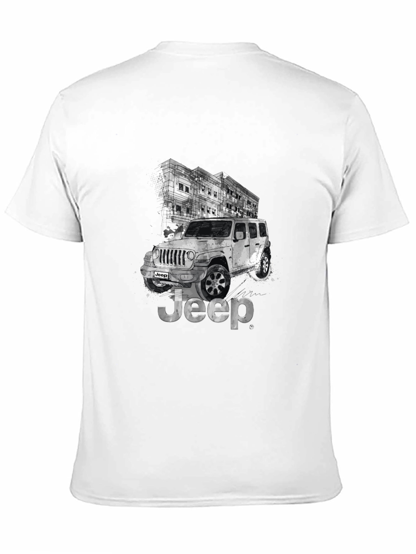 Jeep Graphic T-Shirt - Black Crew Neck Tee