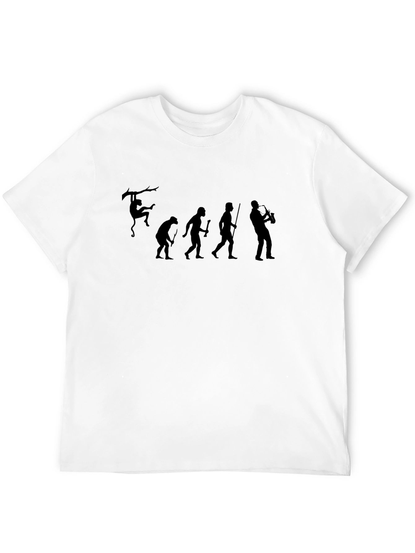 Evolution of Saxophone Player Funny T-Shirt
