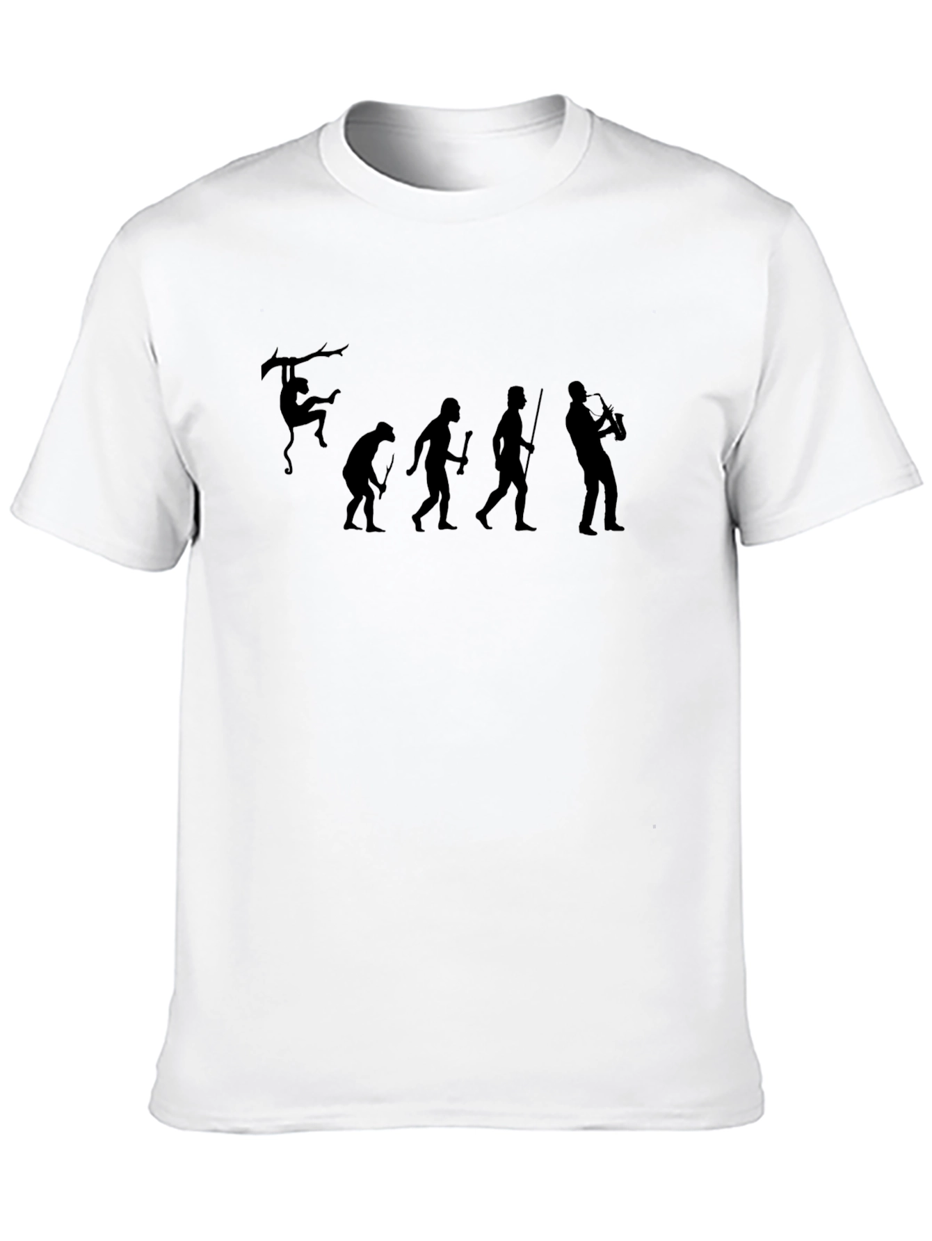 Evolution of Saxophone Player Funny T-Shirt