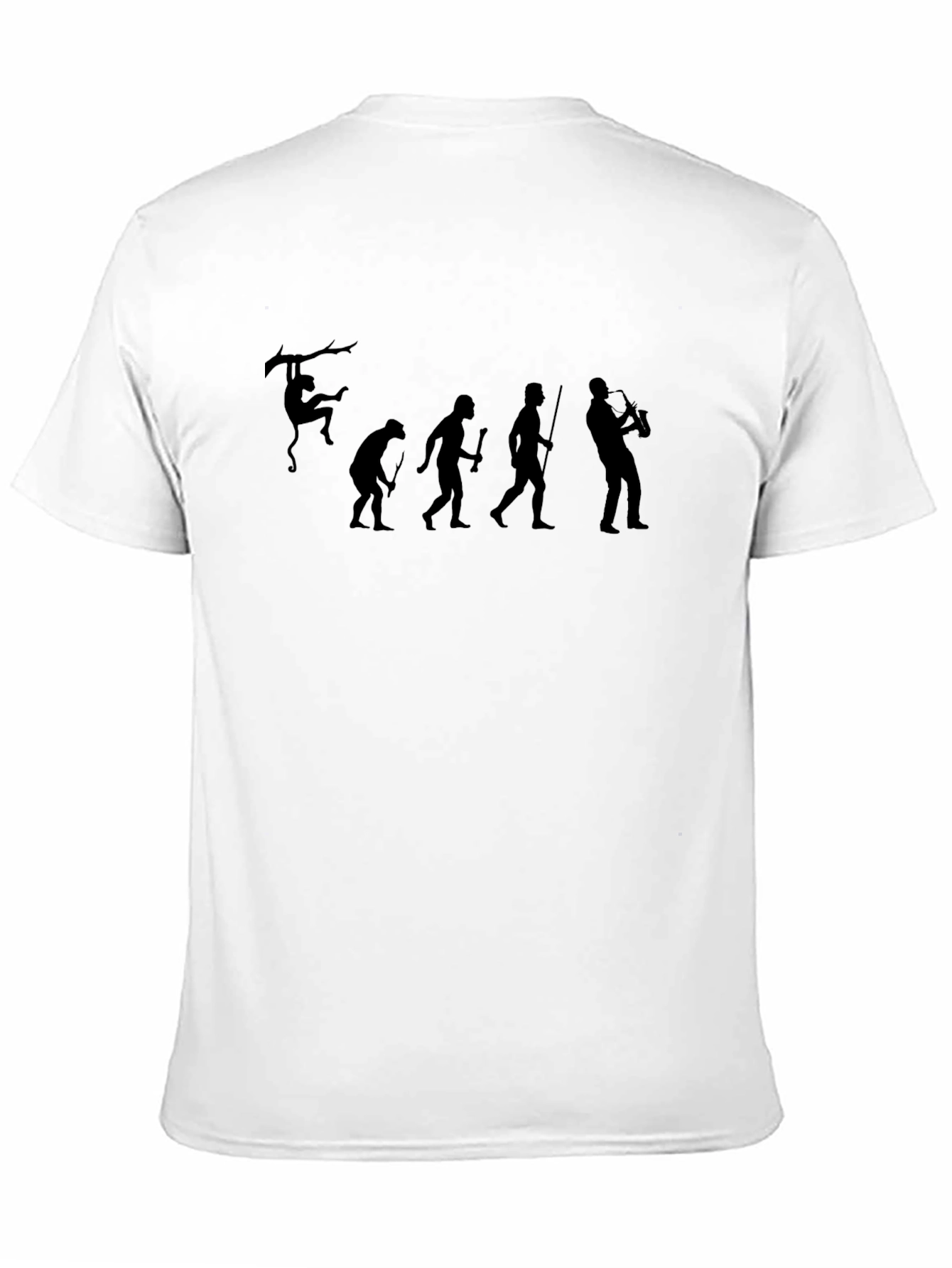 Evolution of Saxophone Player Funny T-Shirt