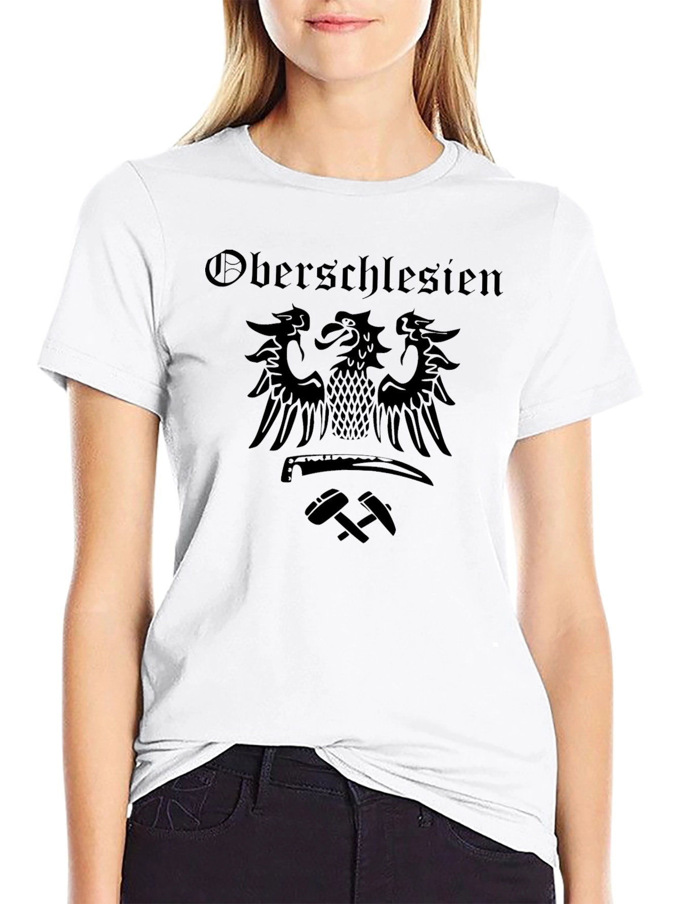 Oberschlesien Graphic Tee - Black