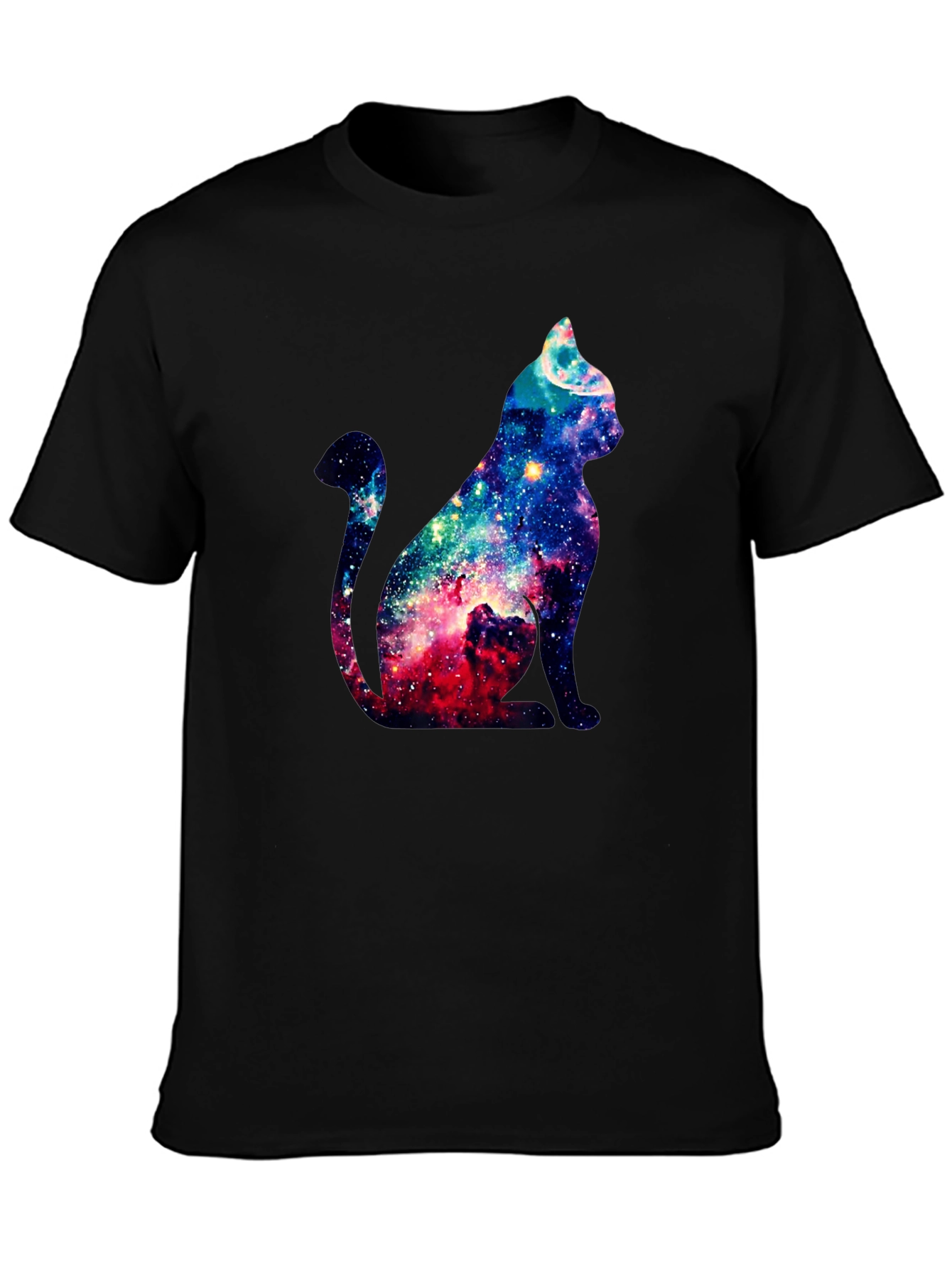 Cosmic Cat Graphic T-Shirt