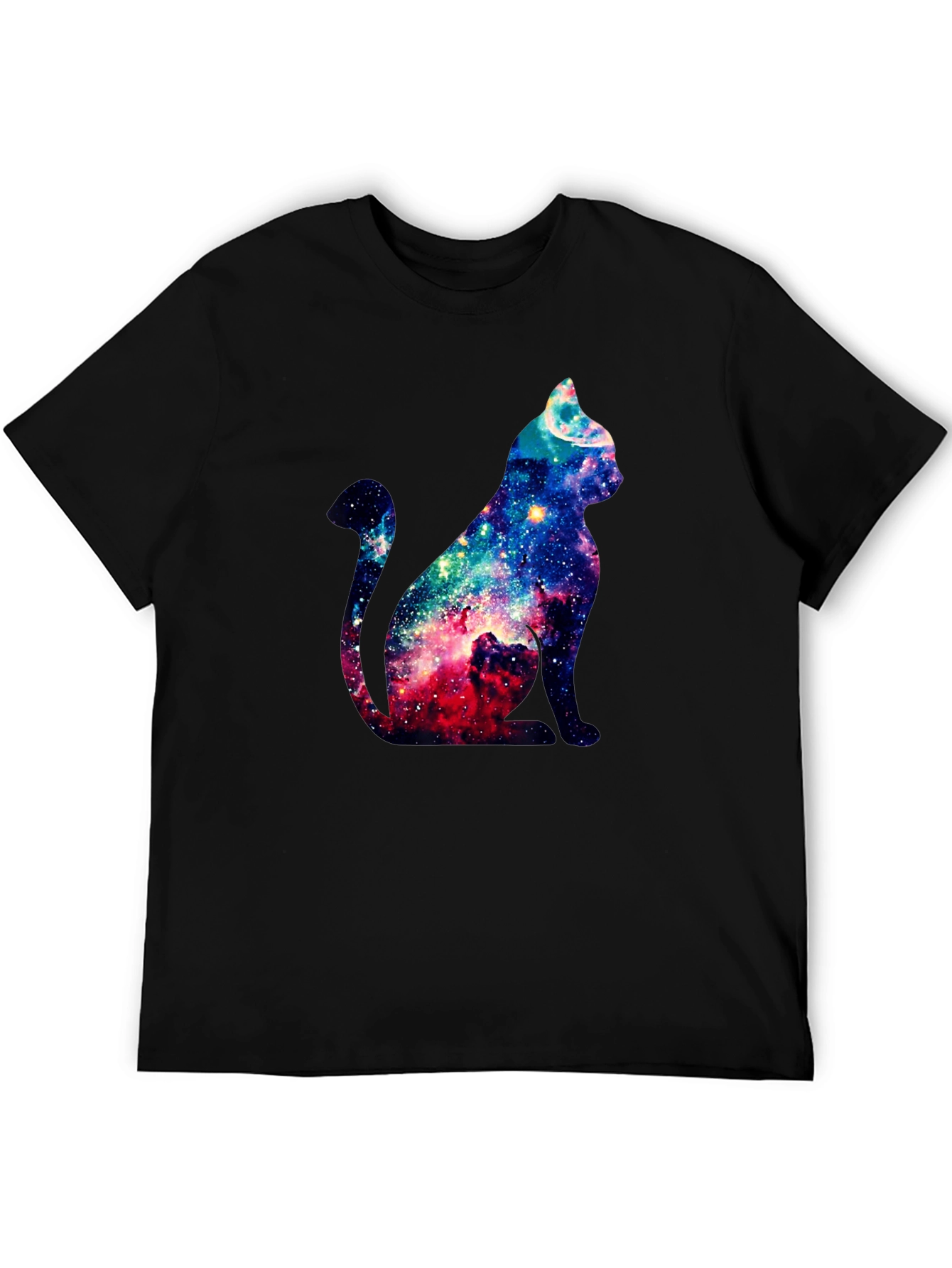 Cosmic Cat Graphic T-Shirt