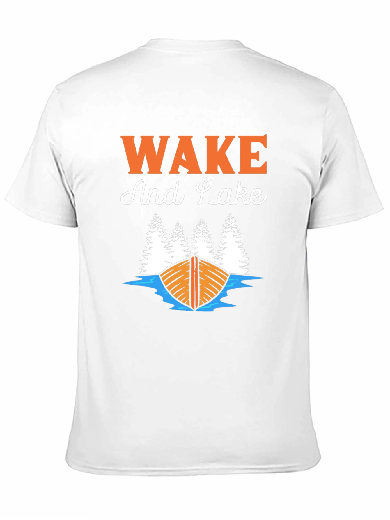 Wake and Lake T-Shirt - Black