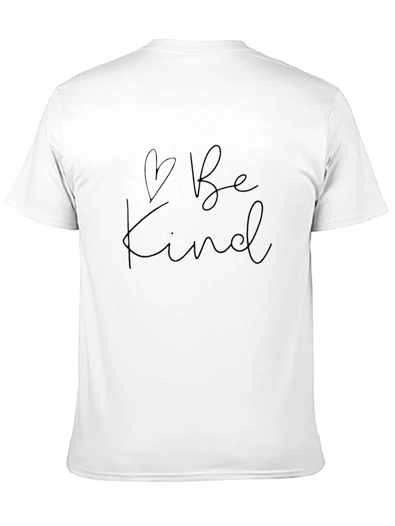 Be Kind Graphic Tee - Soft Black T-Shirt