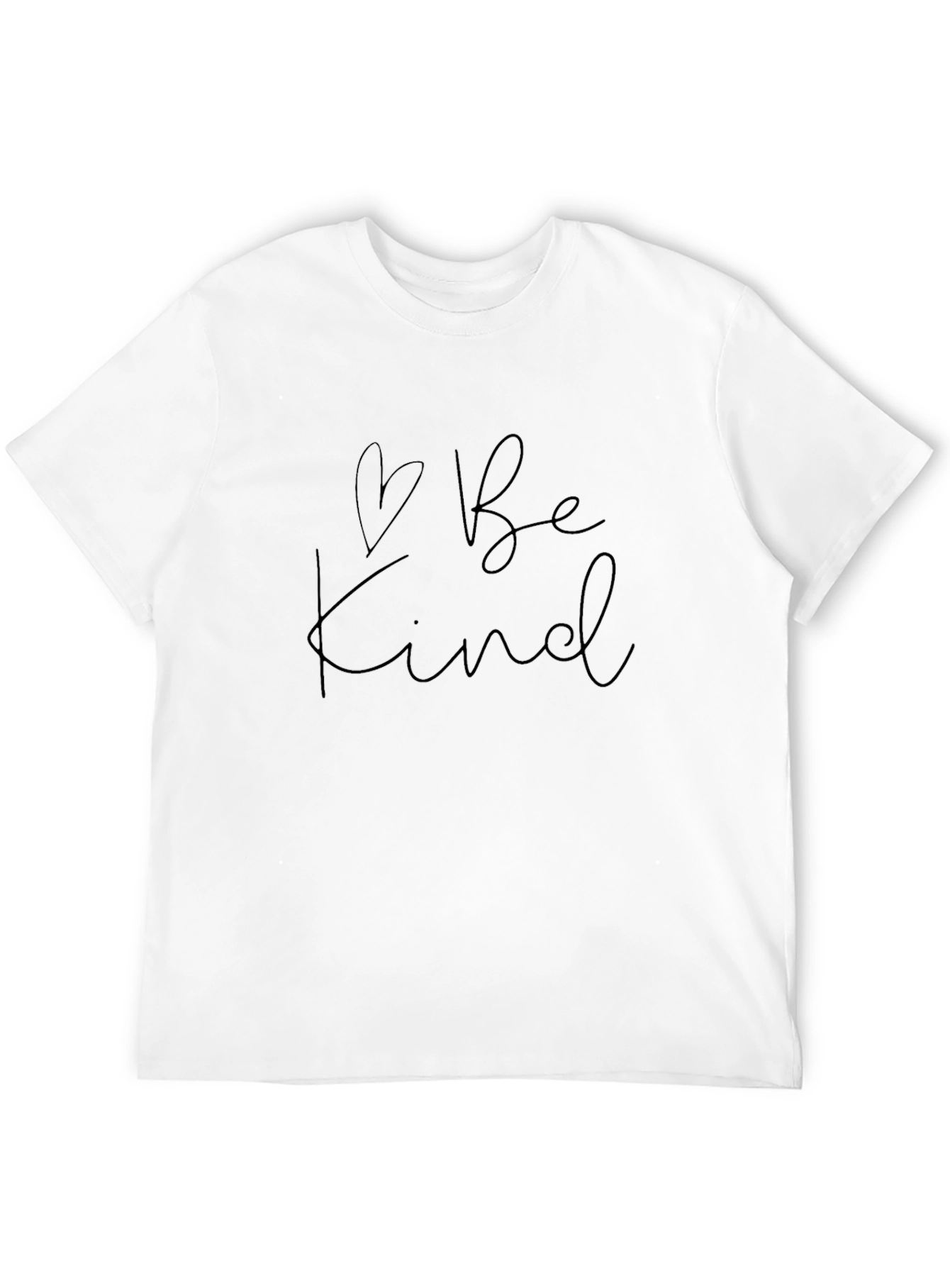 Be Kind Graphic Tee - Soft Black T-Shirt