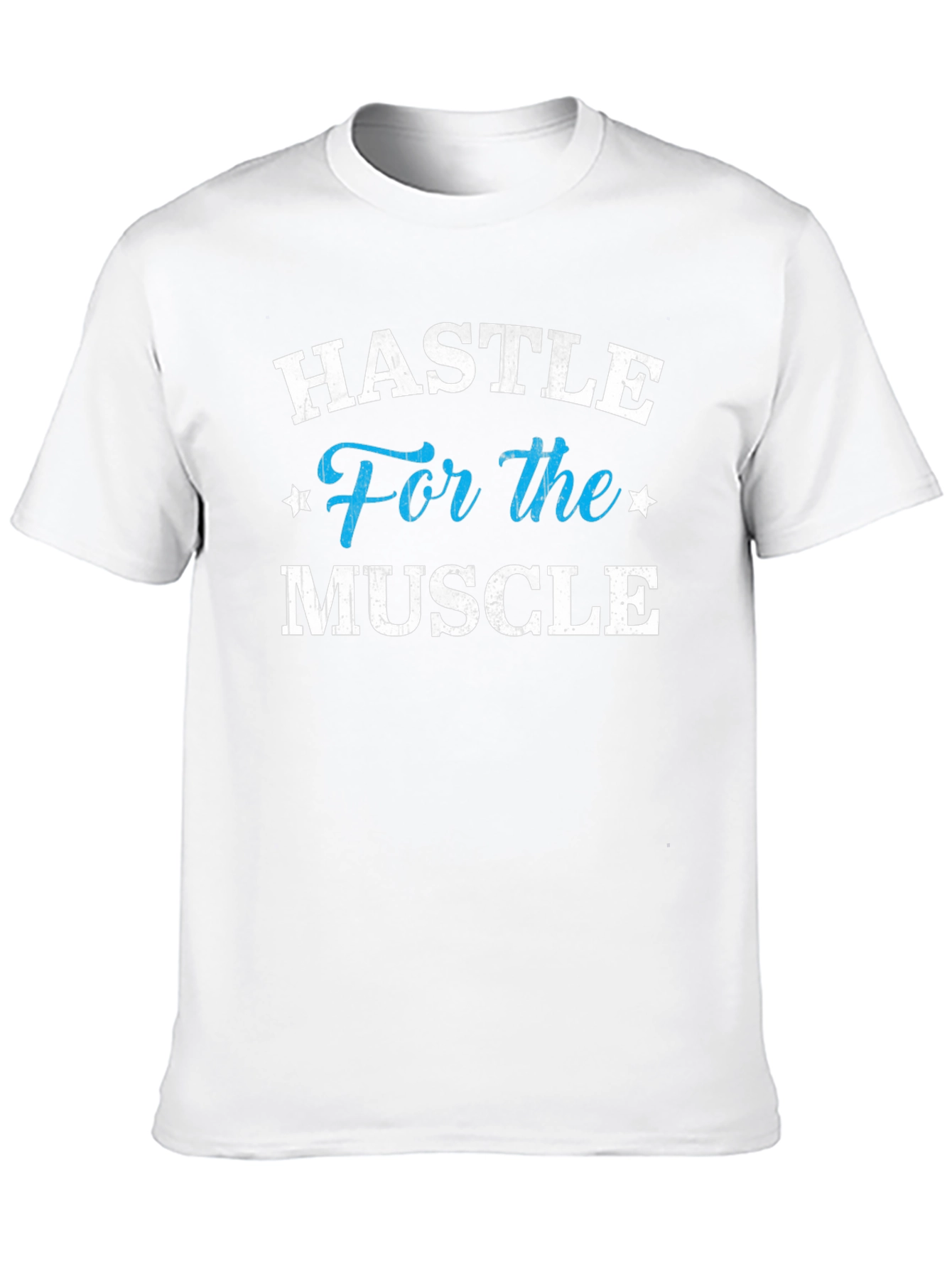 Hustle For The Muscle Mens Black Graphic Tee