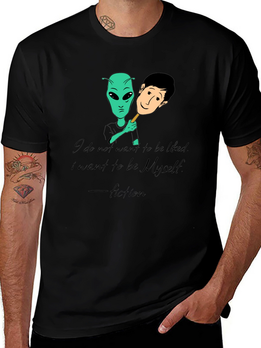 Alien Identity T-Shirt - Be Yourself Fiction Tee