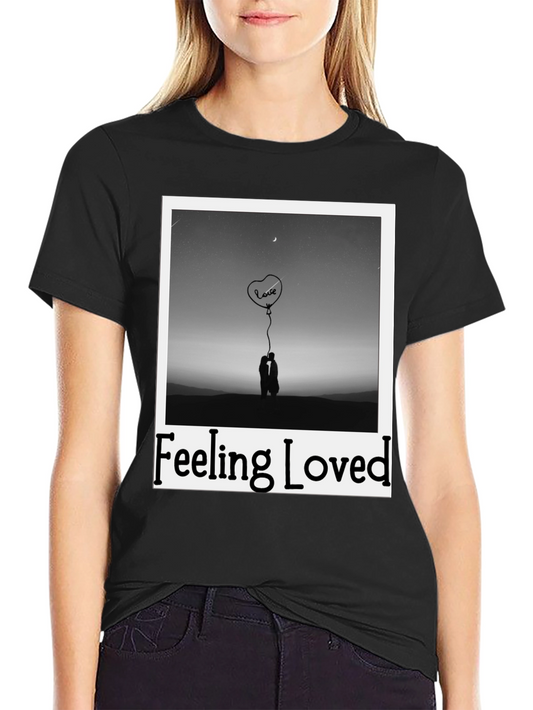 Feeling Loved Graphic Tee - Black
