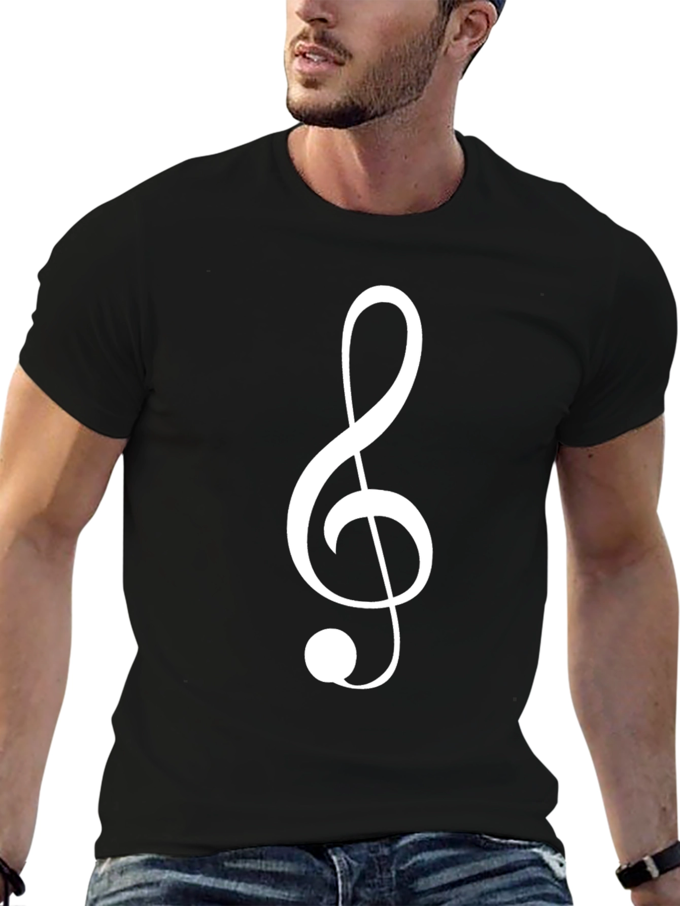 Musical Treble Clef Graphic Tee