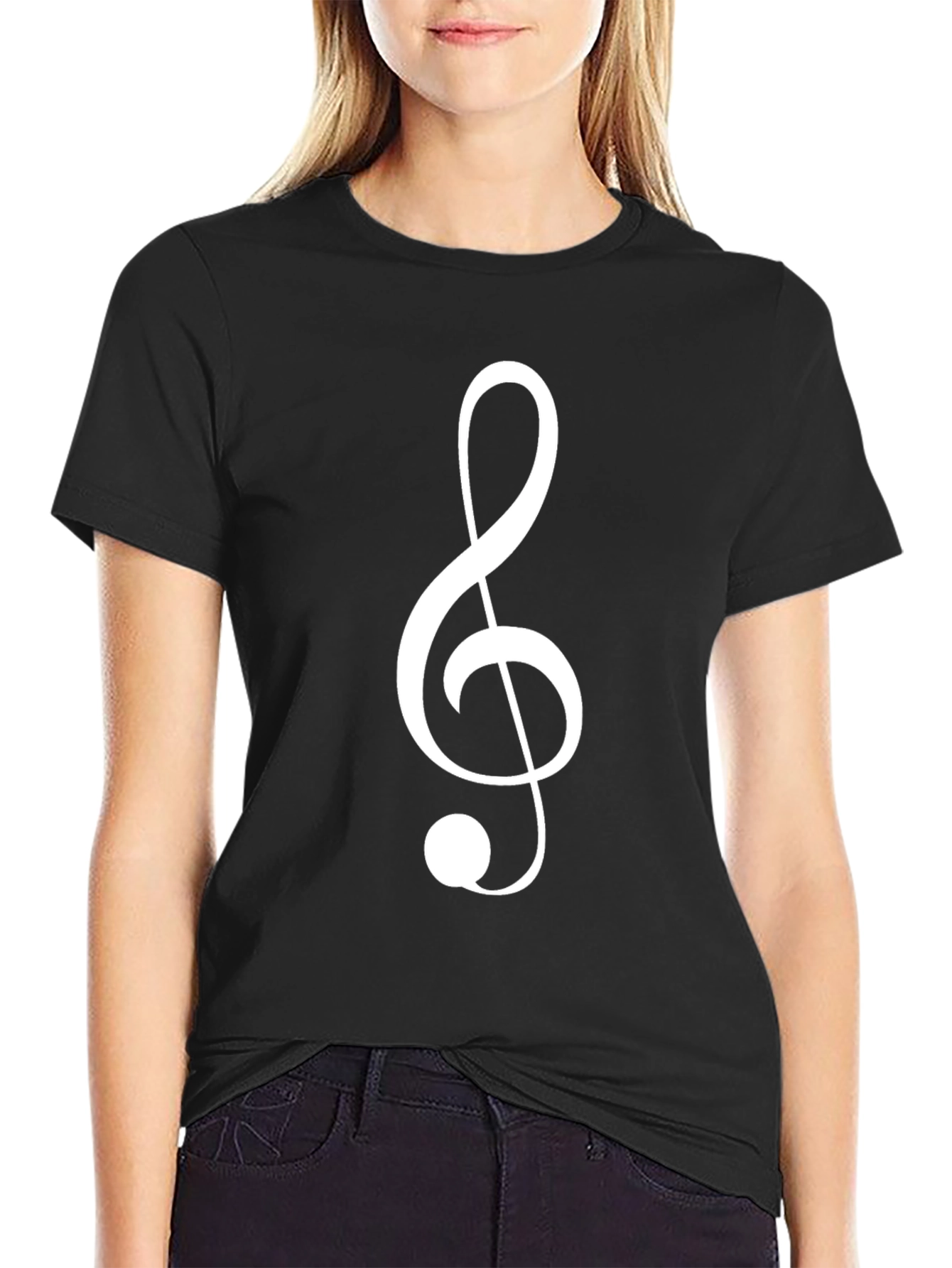 Musical Treble Clef Graphic Tee