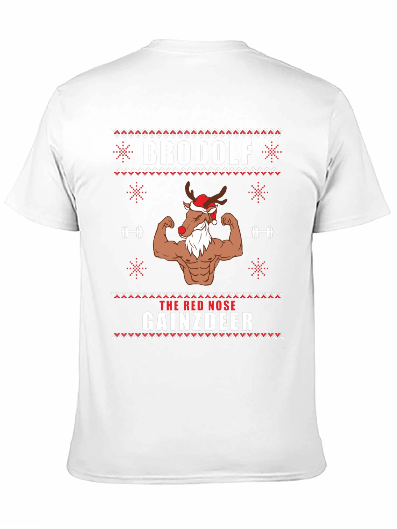 Brodolf Gainzdeer Ugly Christmas T-Shirt