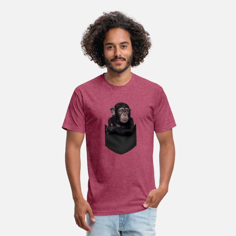 Baby Chimpanzee In Pocket Great Apes Africa