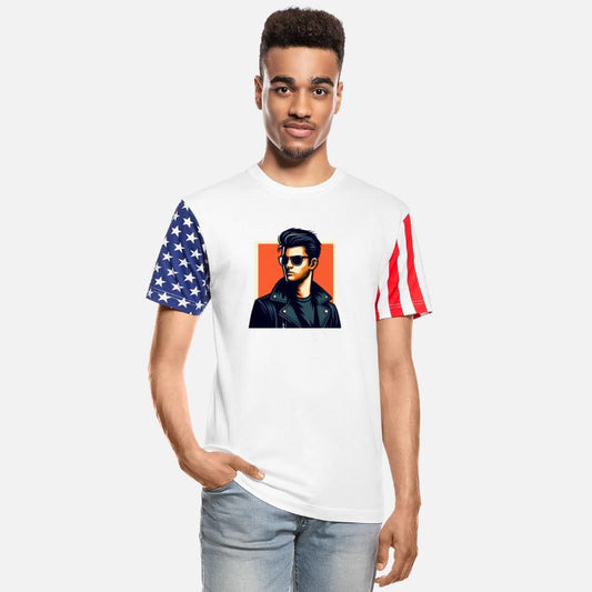 Bad Boy with Leather Jacket and Dark Sunglasses