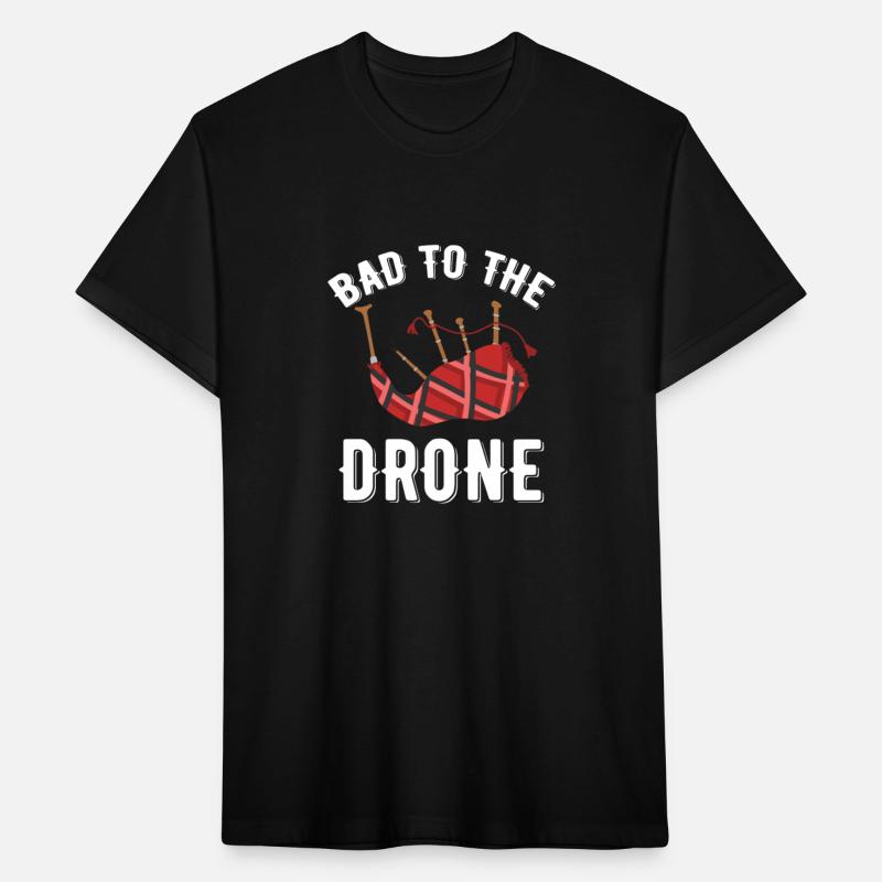 Bad To The Drone Bagpipe Lover Bagpiper Marching