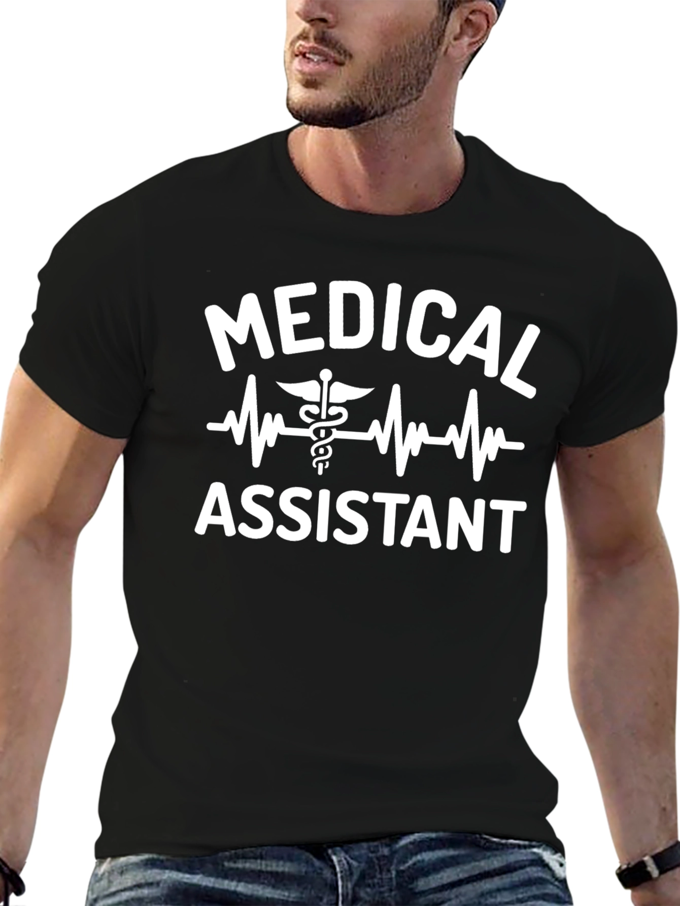 Medical Assistant T-Shirt - Caduceus Symbol Tee