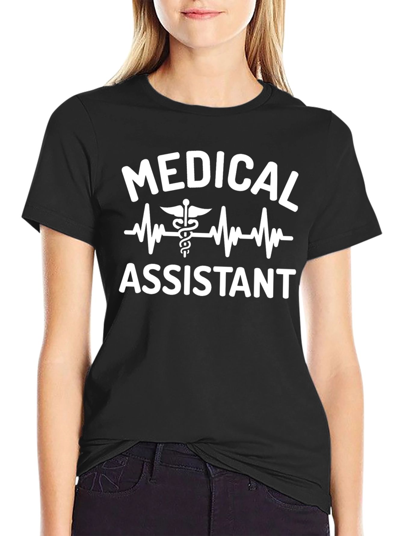 Medical Assistant T-Shirt - Caduceus Symbol Tee