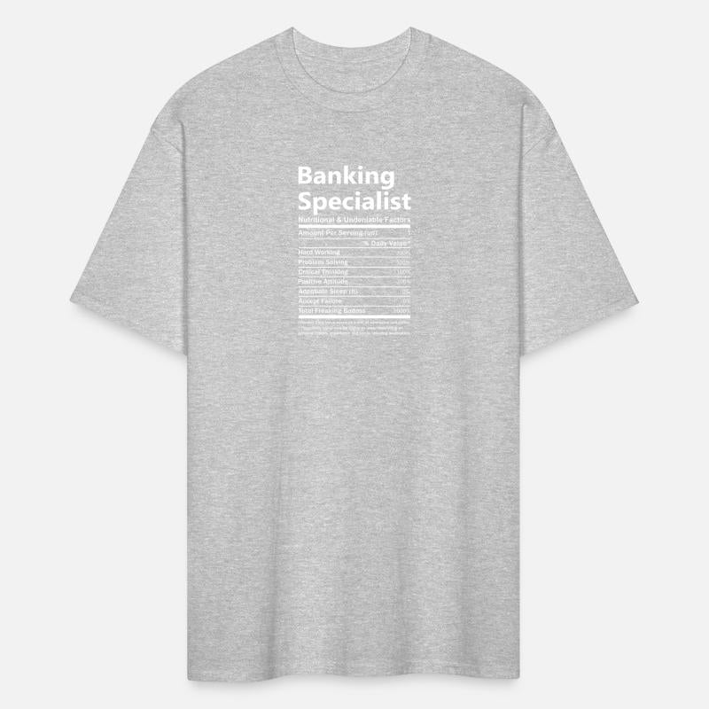 Banking Specialist T Shirt - Nutritional And Unden