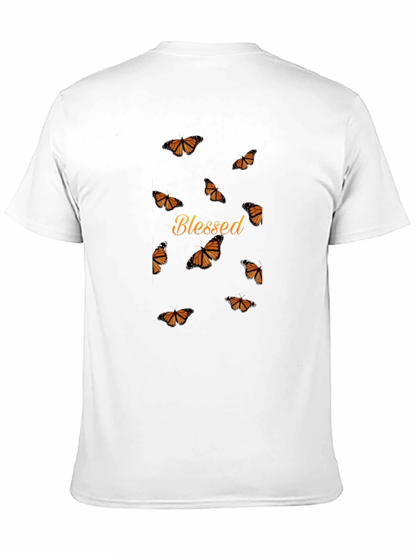 Blessed Butterfly Graphic Tee - Stylish Black Shirt