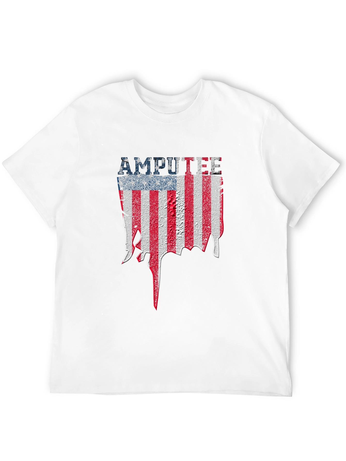 Amputee USA Flag Graphic T-Shirt