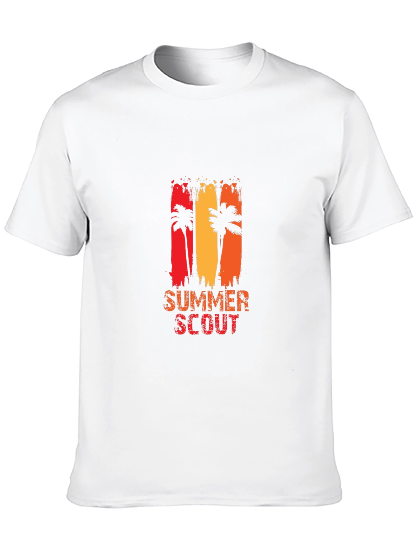 Summer Scout Graphic Tee - Black Cotton T-Shirt