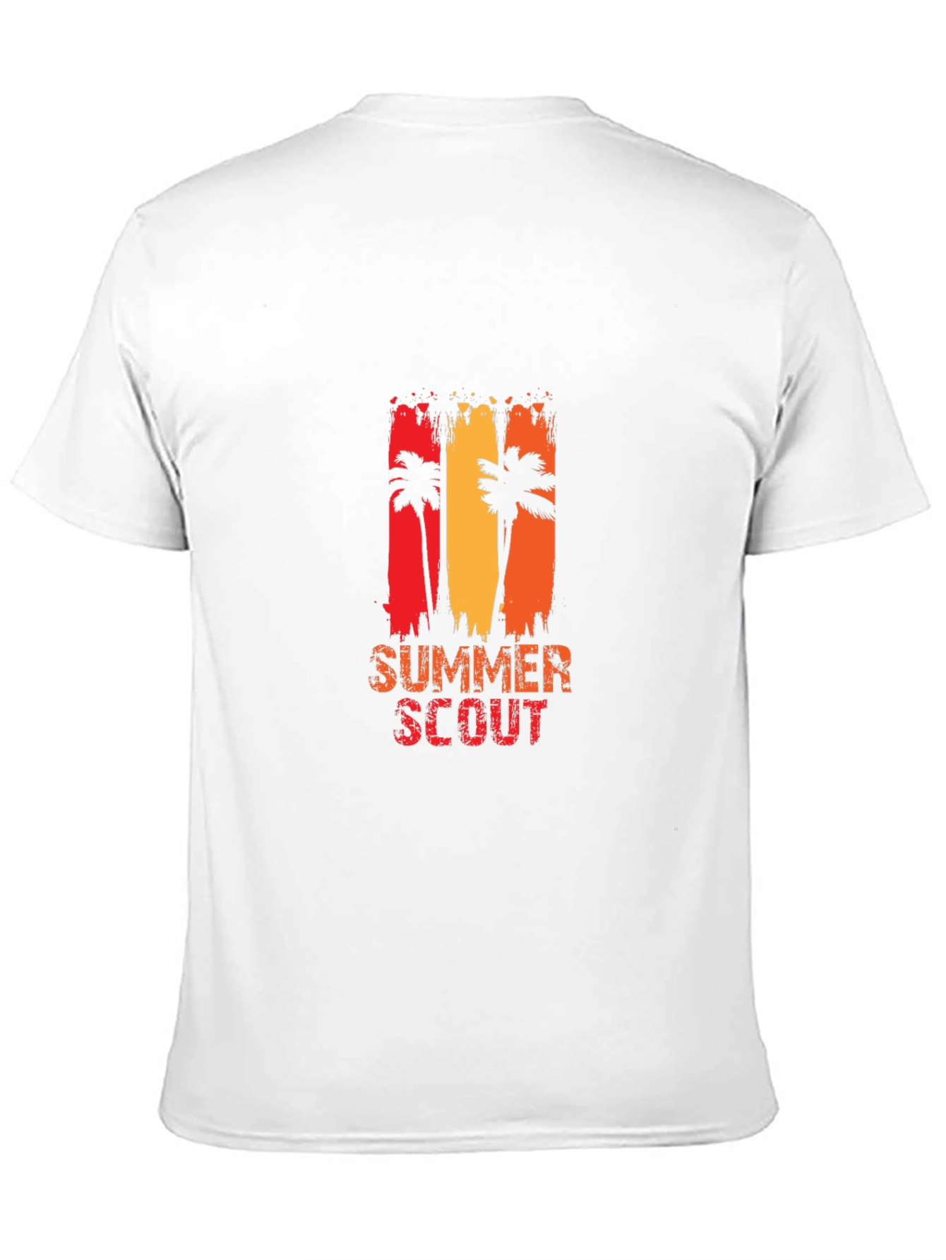 Summer Scout Graphic Tee - Black Cotton T-Shirt
