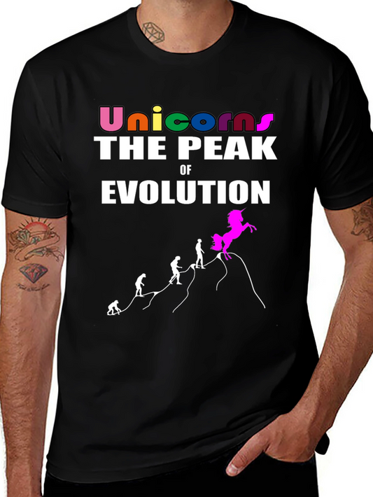 Unicorn Peak Evolution Graphic Tee - Black