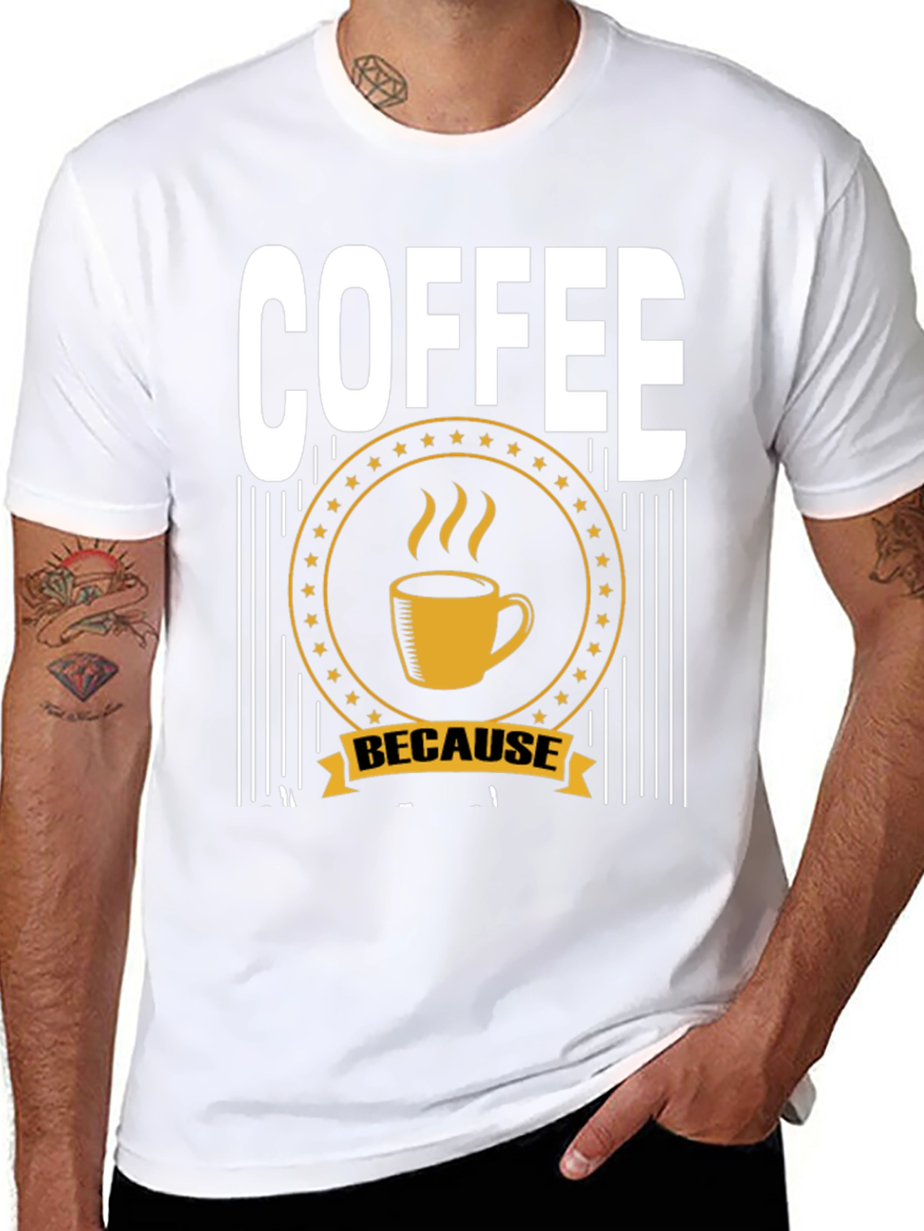 Coffee Because T-Shirt
