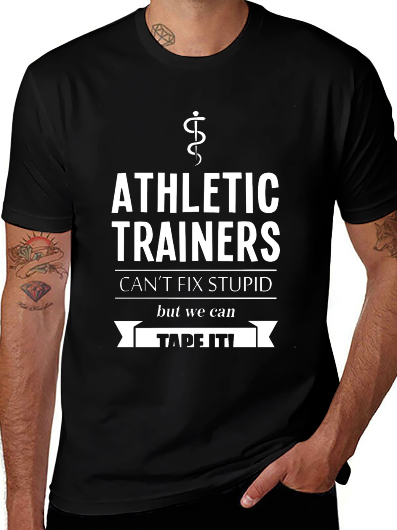 Athletic Trainer Humor T-Shirt - Tape It!