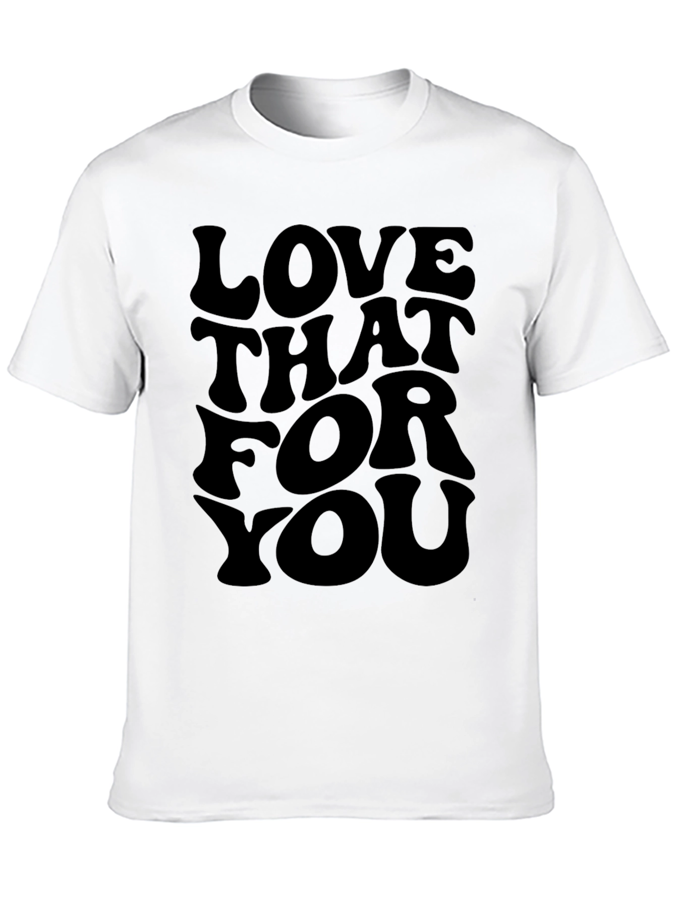 Love That For You Graphic Tee - Black