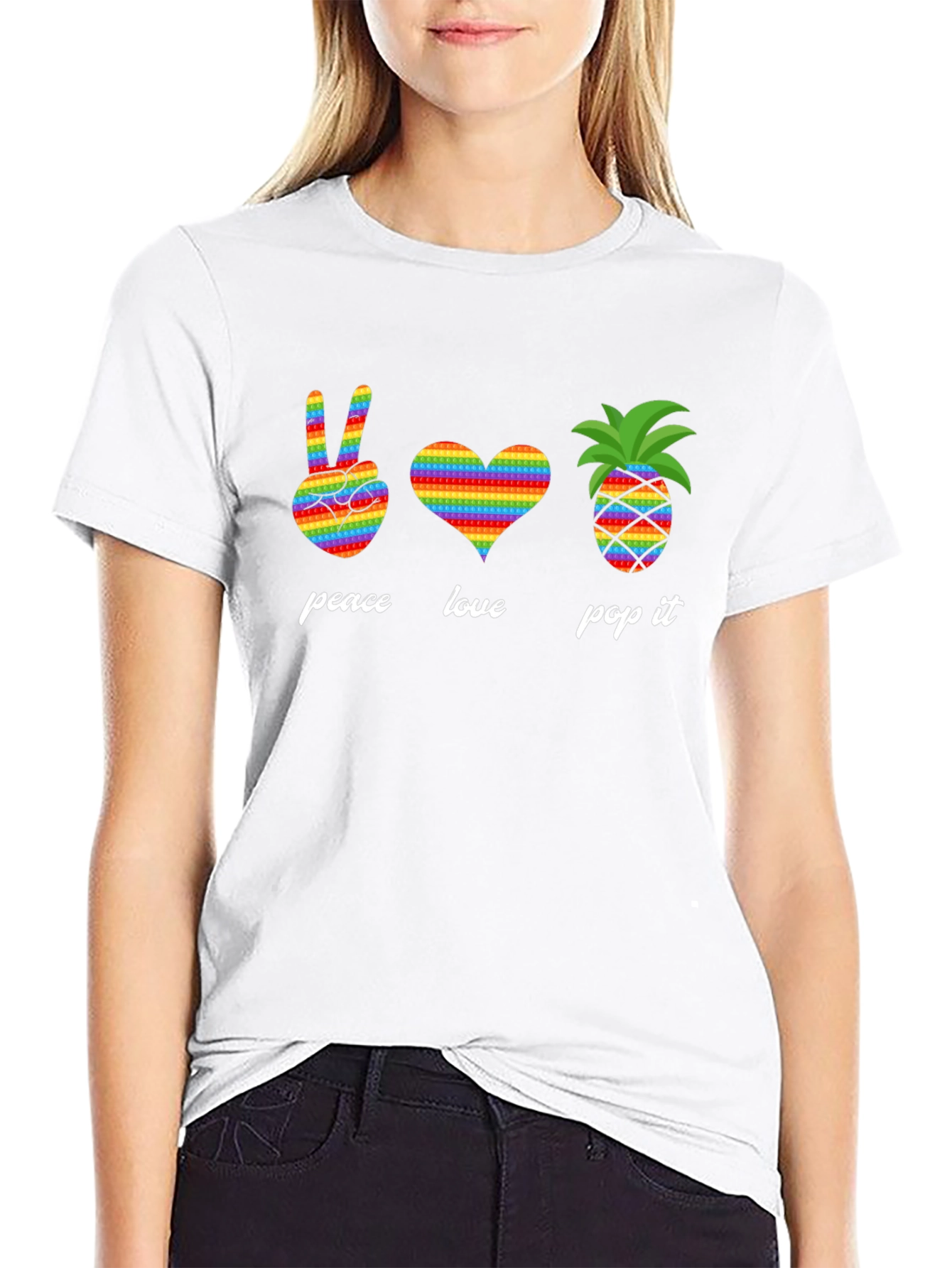 Peace Love Pop It T-Shirt