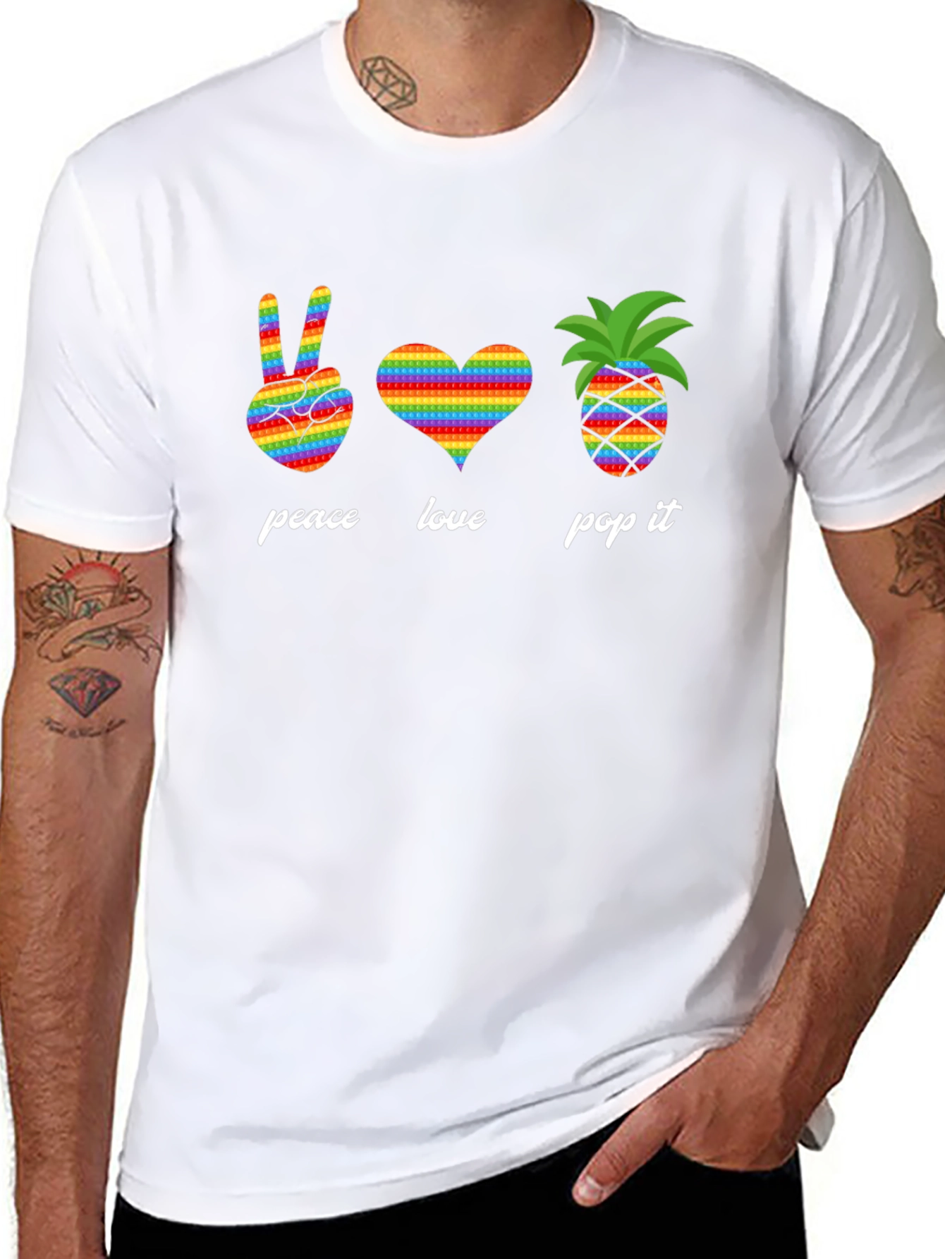Peace Love Pop It T-Shirt