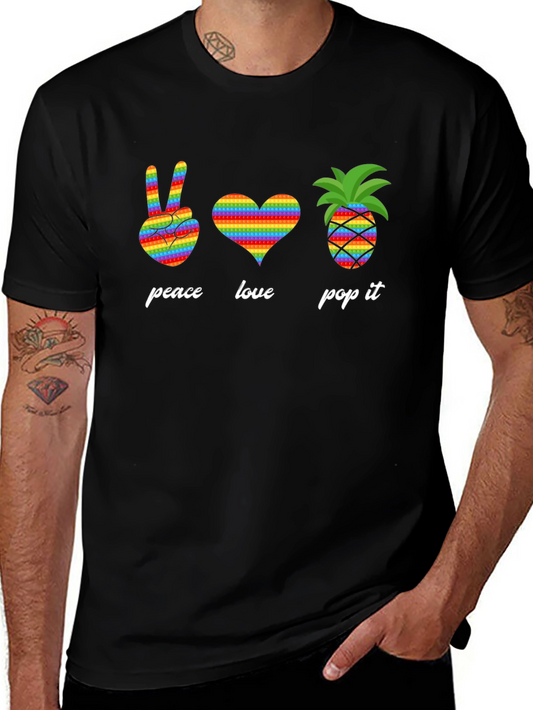 Peace Love Pop It T-Shirt
