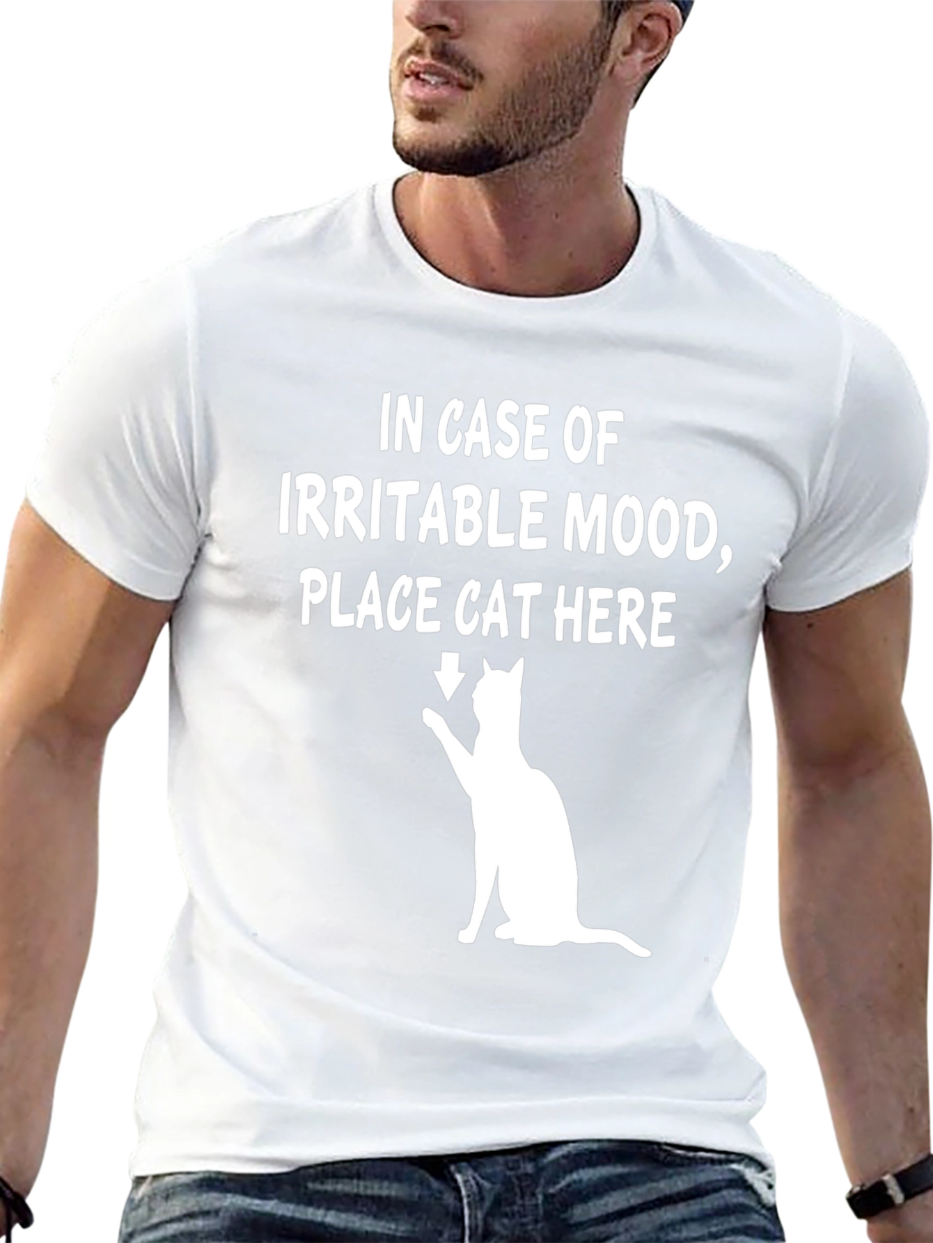 Irritable Mood Cat T-Shirt