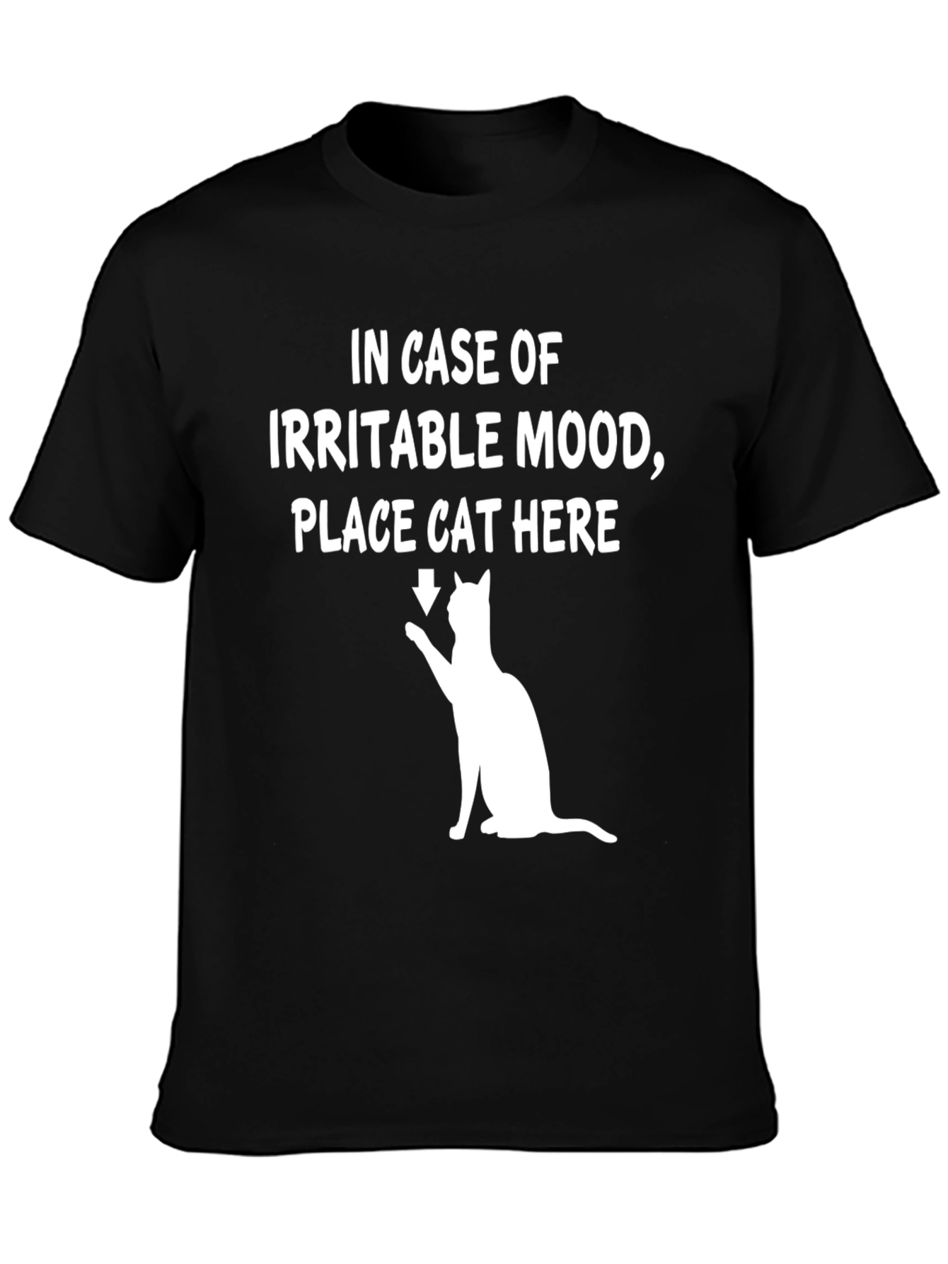 Irritable Mood Cat T-Shirt