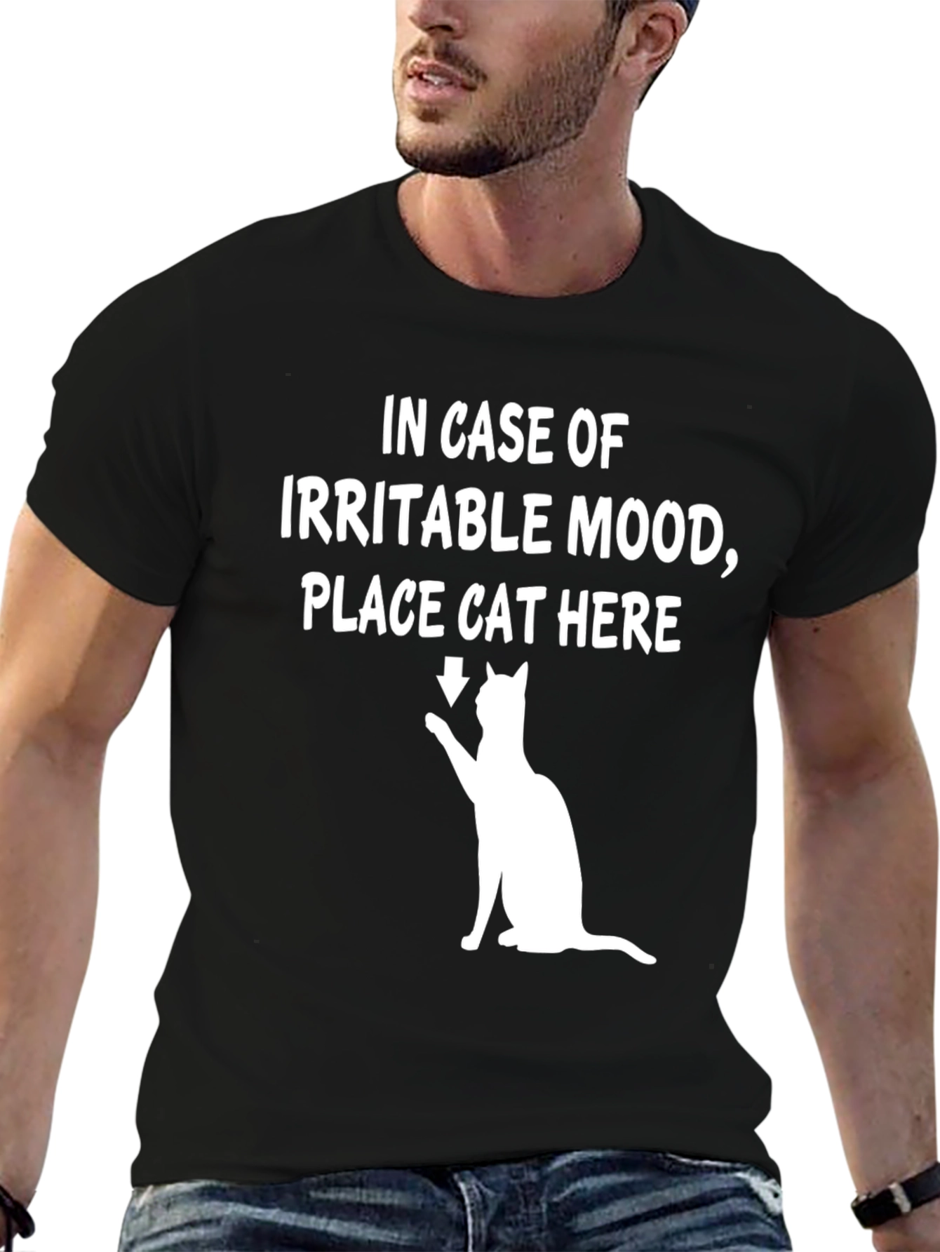 Irritable Mood Cat T-Shirt