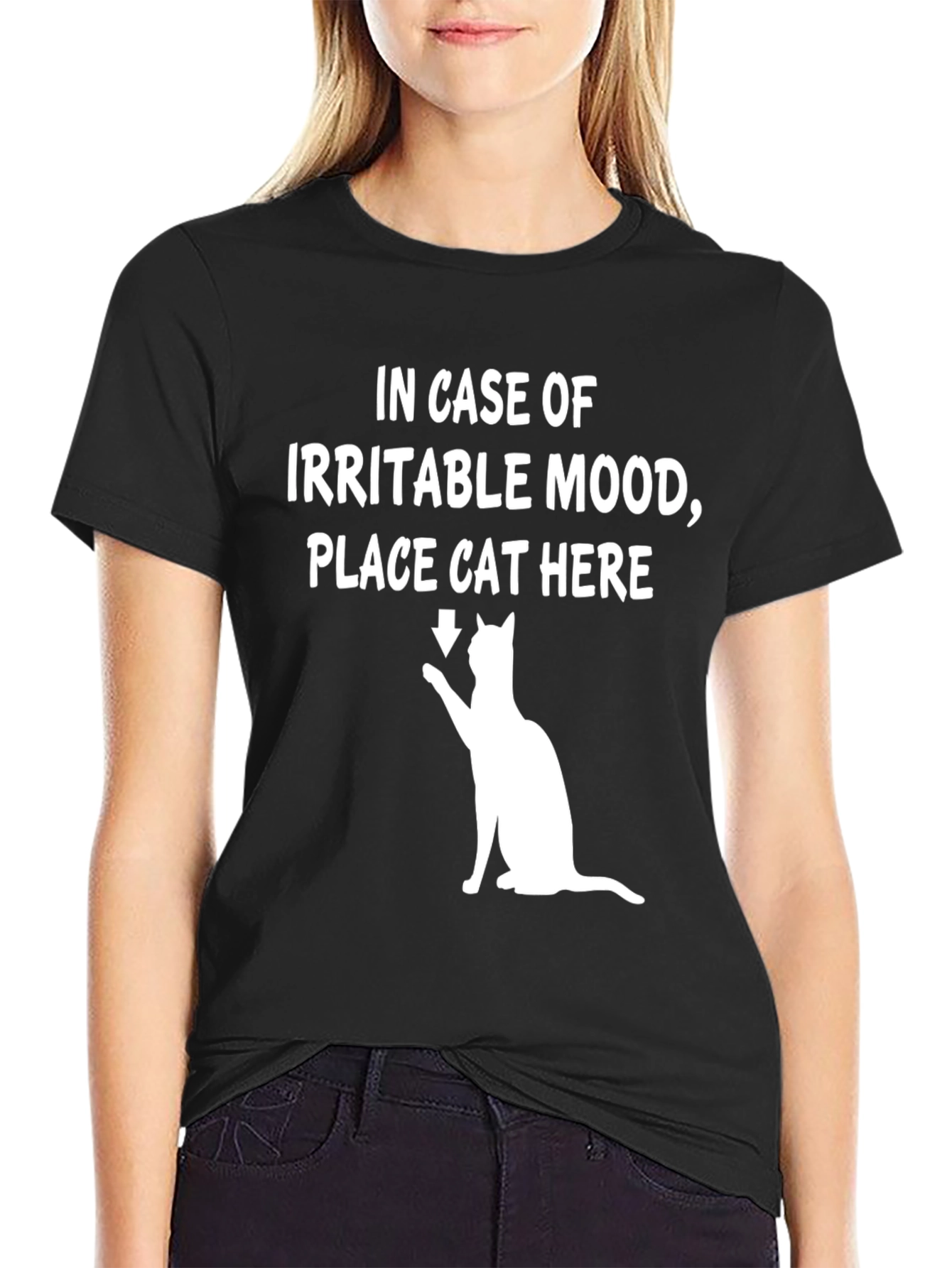 Irritable Mood Cat T-Shirt