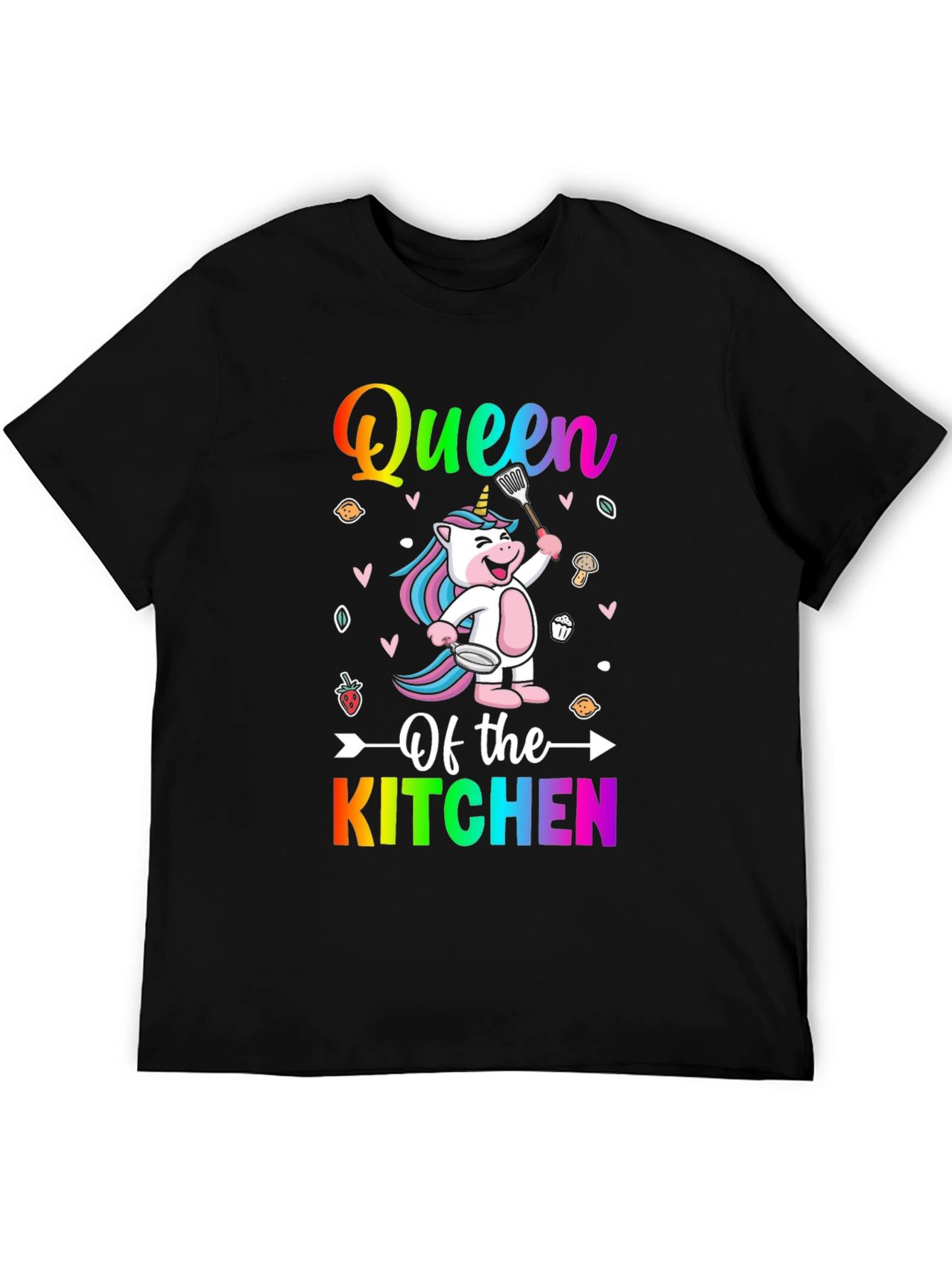 Queen of the Kitchen Unicorn T-Shirt