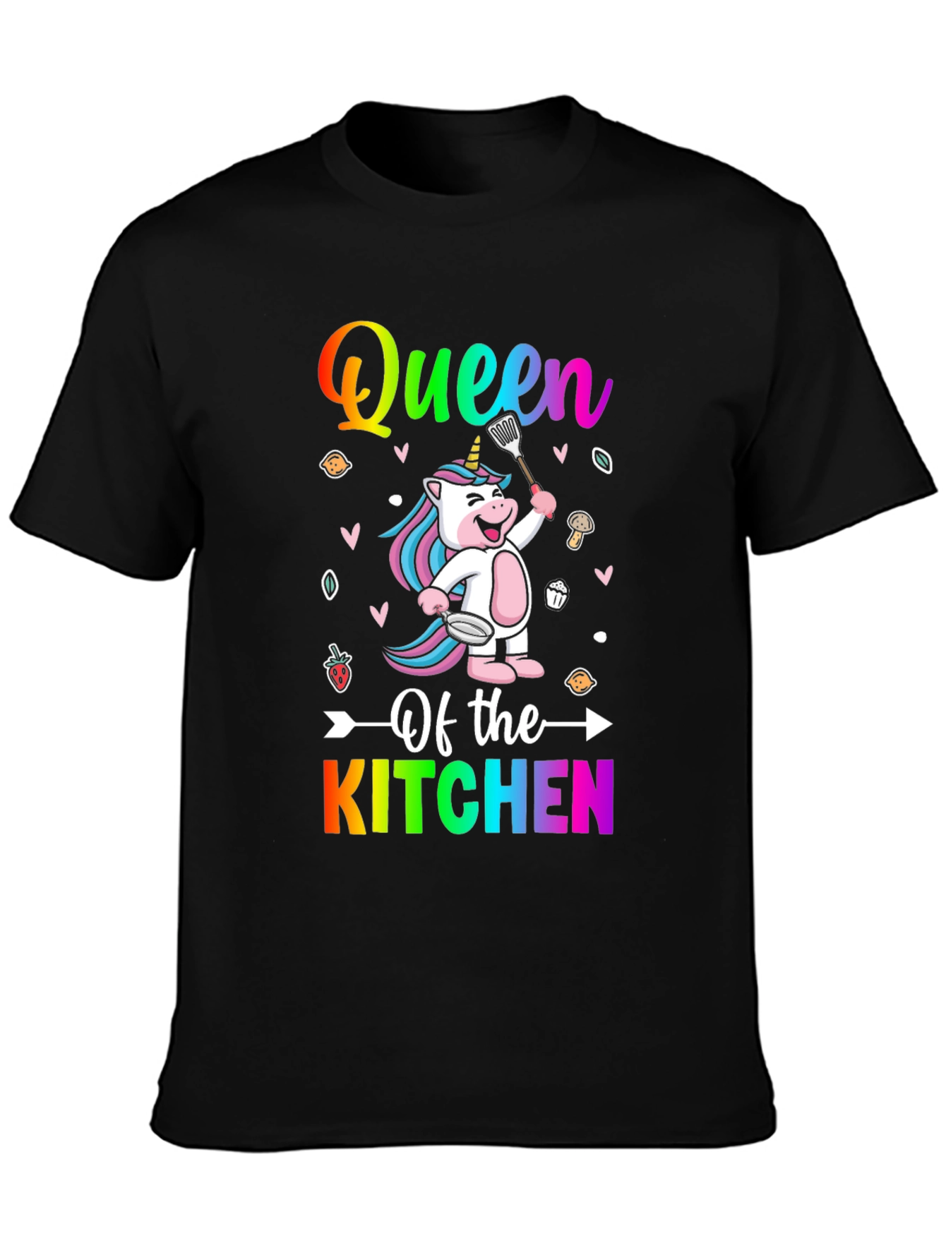 Queen of the Kitchen Unicorn T-Shirt