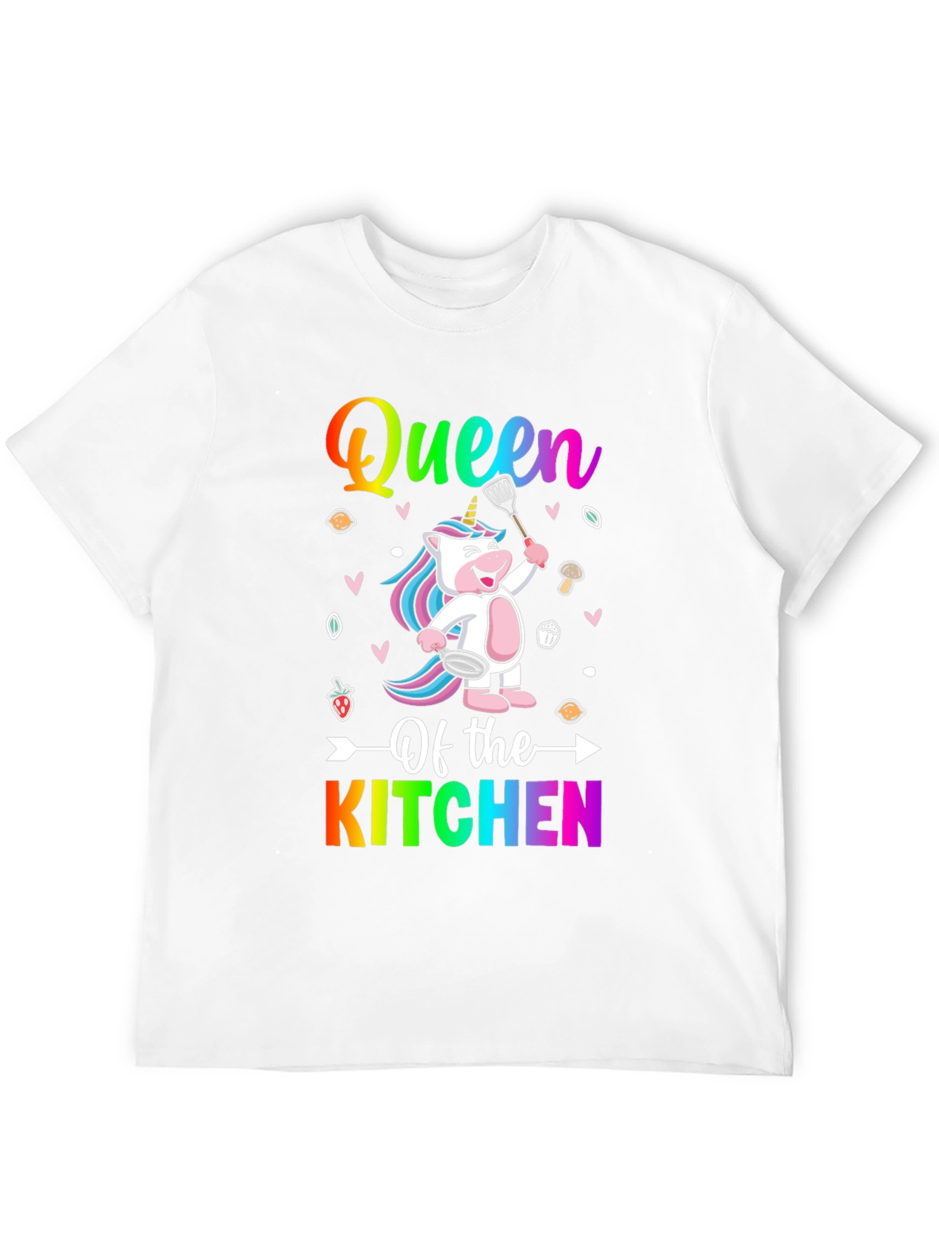 Queen of the Kitchen Unicorn T-Shirt