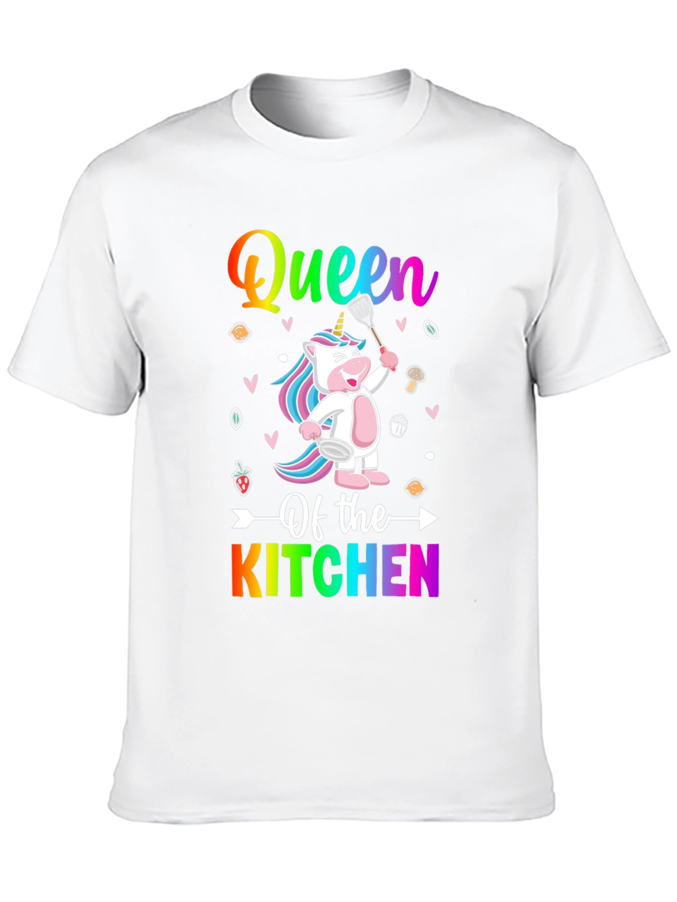 Queen of the Kitchen Unicorn T-Shirt