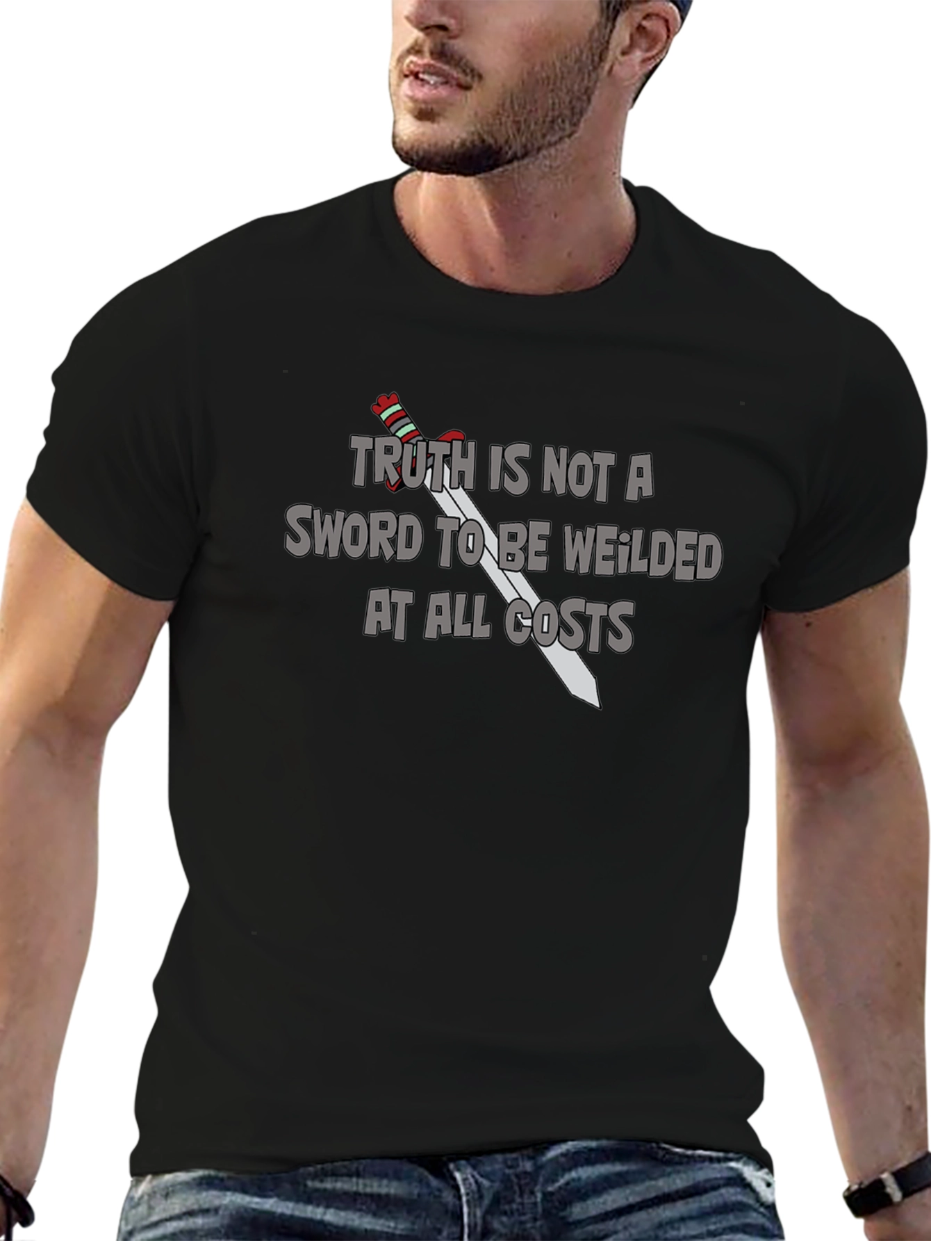 Truth Sword Tee - Graphic Novelty T-Shirt