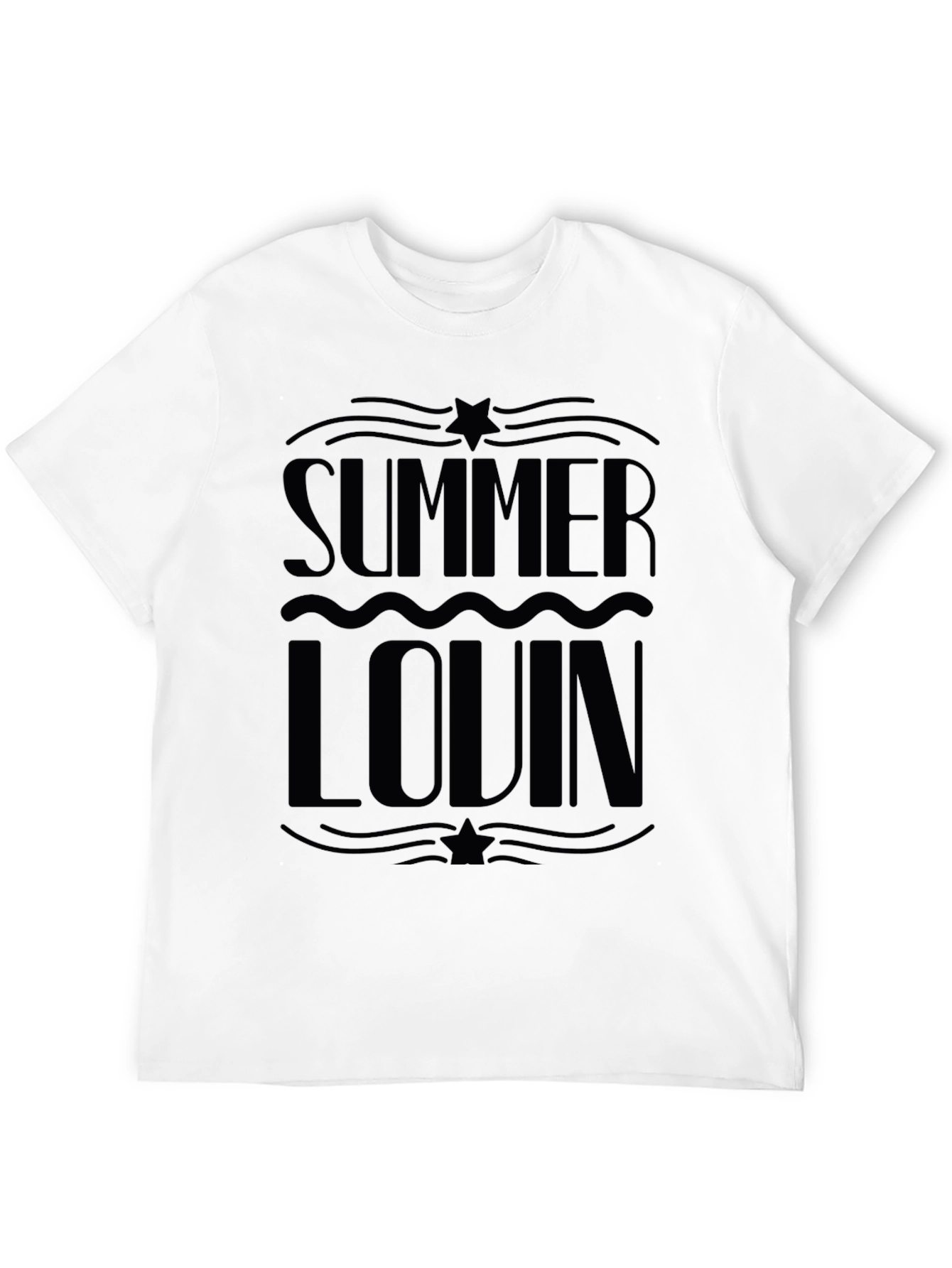 Summer Lovin Black Graphic Tee