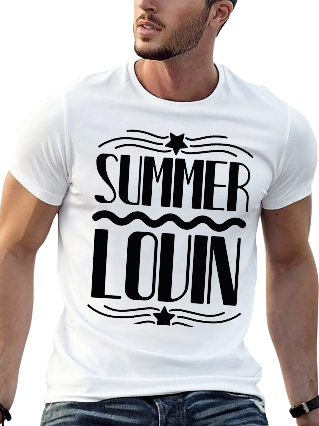Summer Lovin Black Graphic Tee