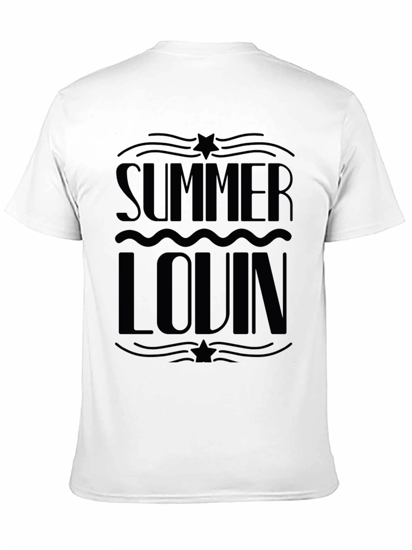 Summer Lovin Black Graphic Tee