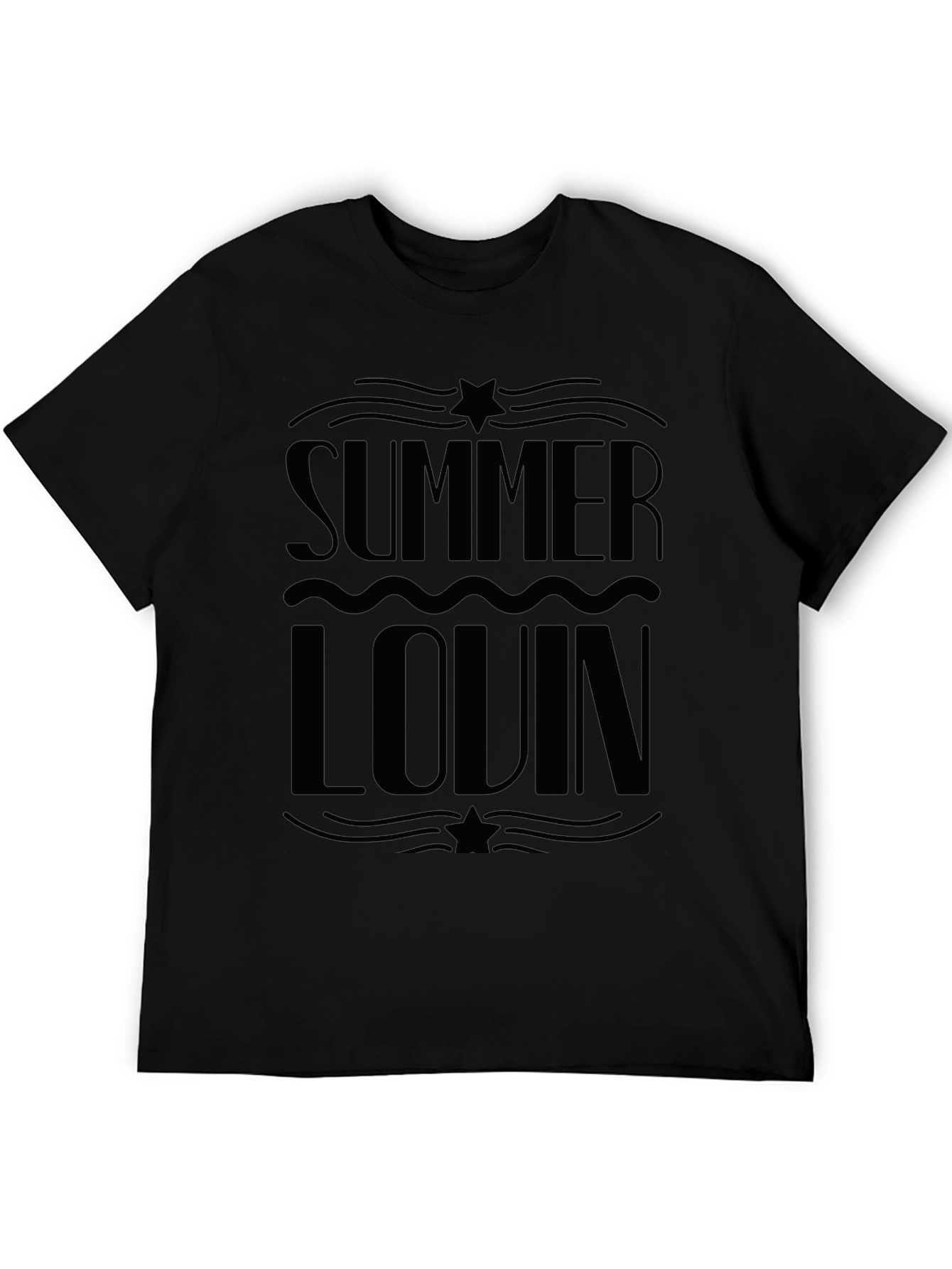 Summer Lovin Black Graphic Tee